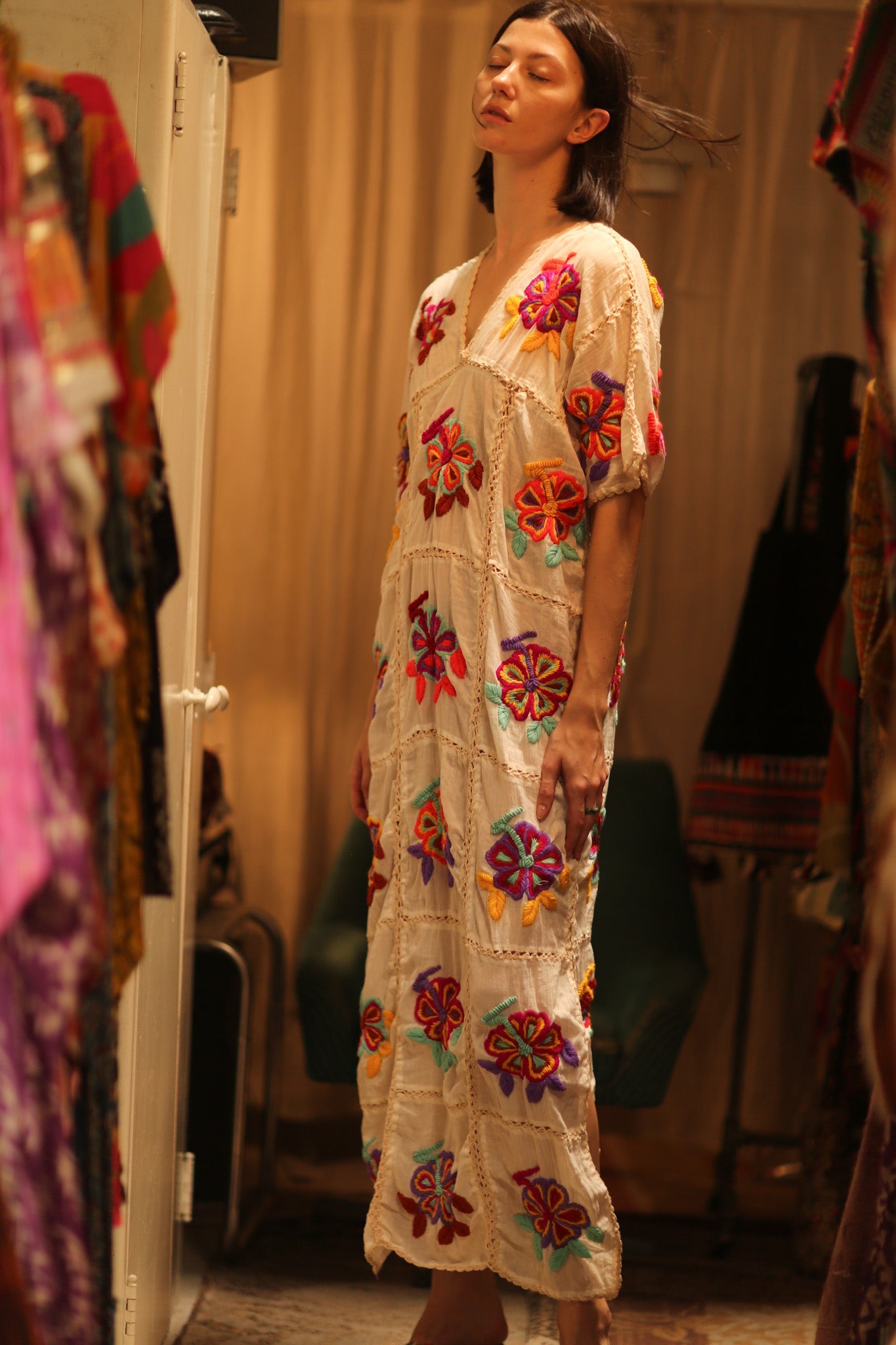 RAVEE EMBROIDERED COTTON DRESS