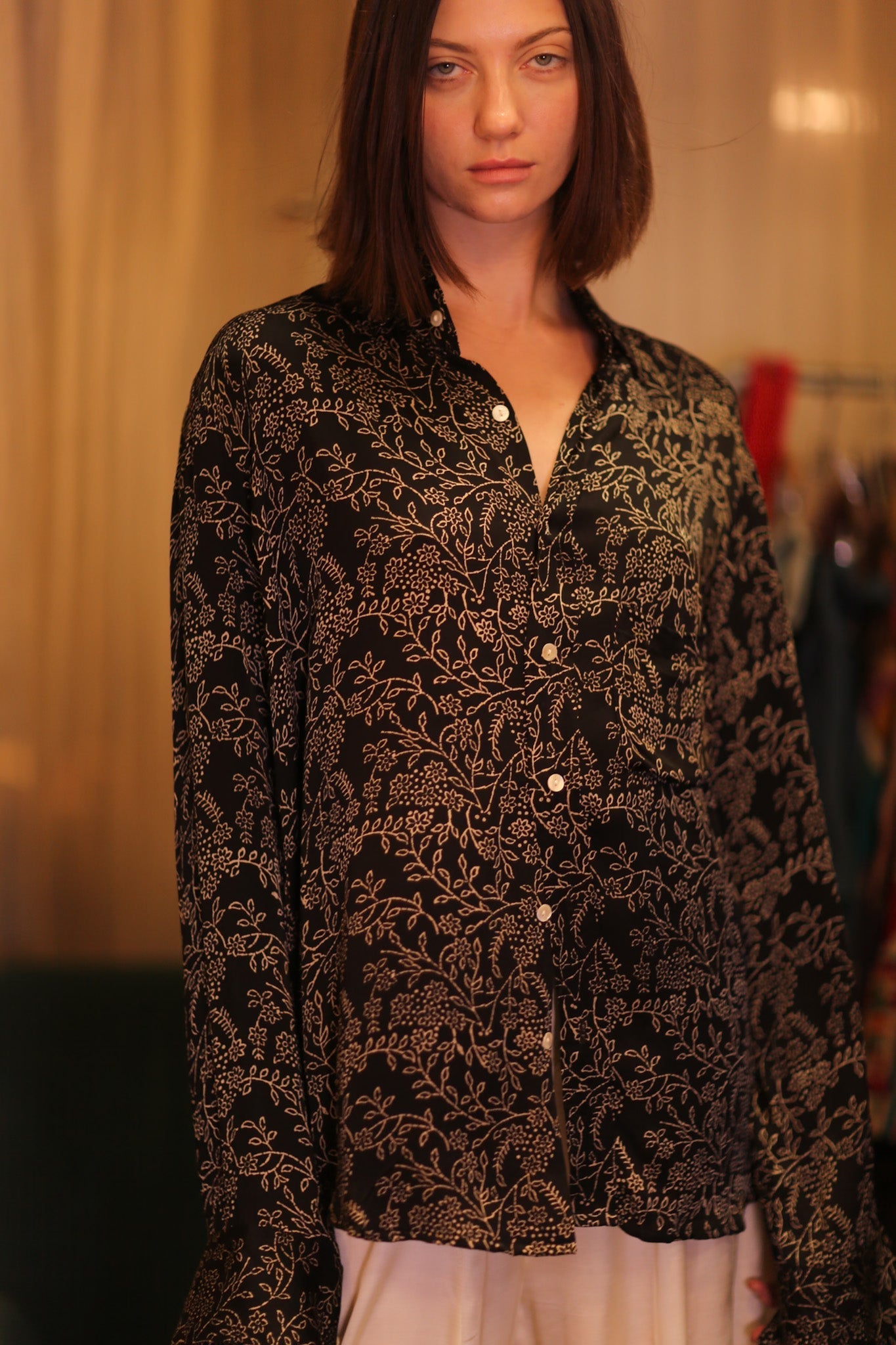 SILK BOYFRIEND SHIRT BILLIE PANKHET