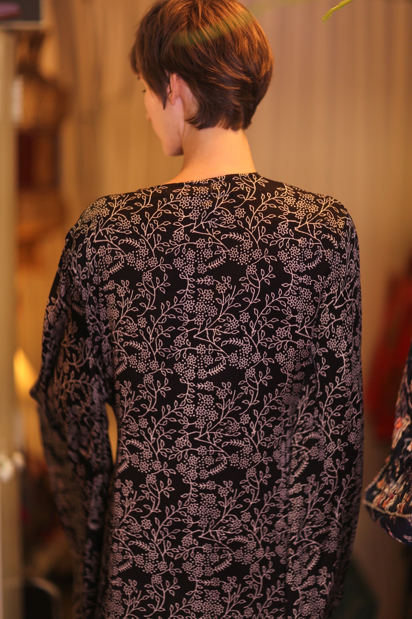 SILK WING KIMONO PINA FLORAL