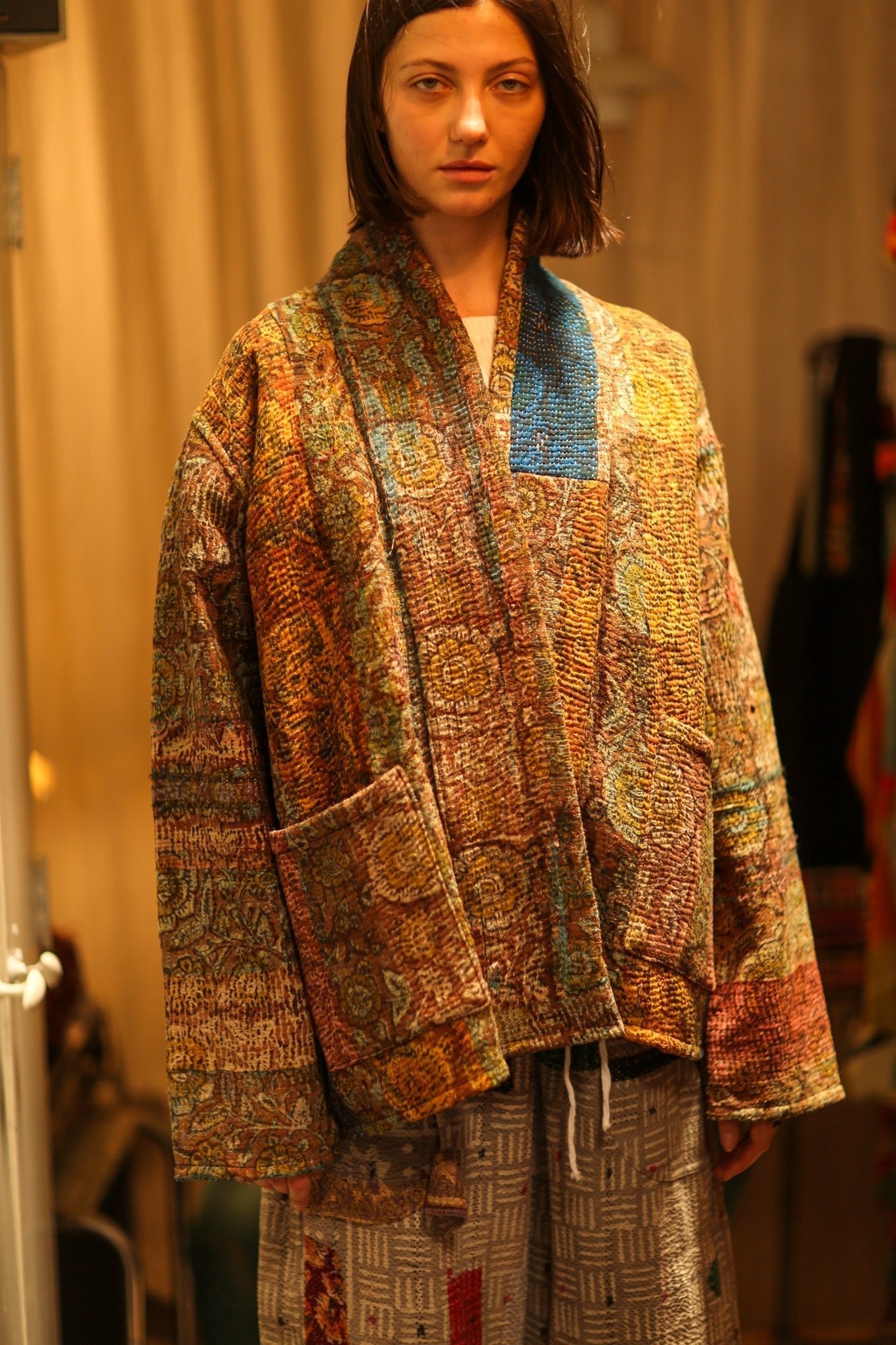 ARTISAN KANTHA KIMONO RIAA - MOMO STUDIO BERLIN - Berlin Concept Store - sustainable & ethical fashion