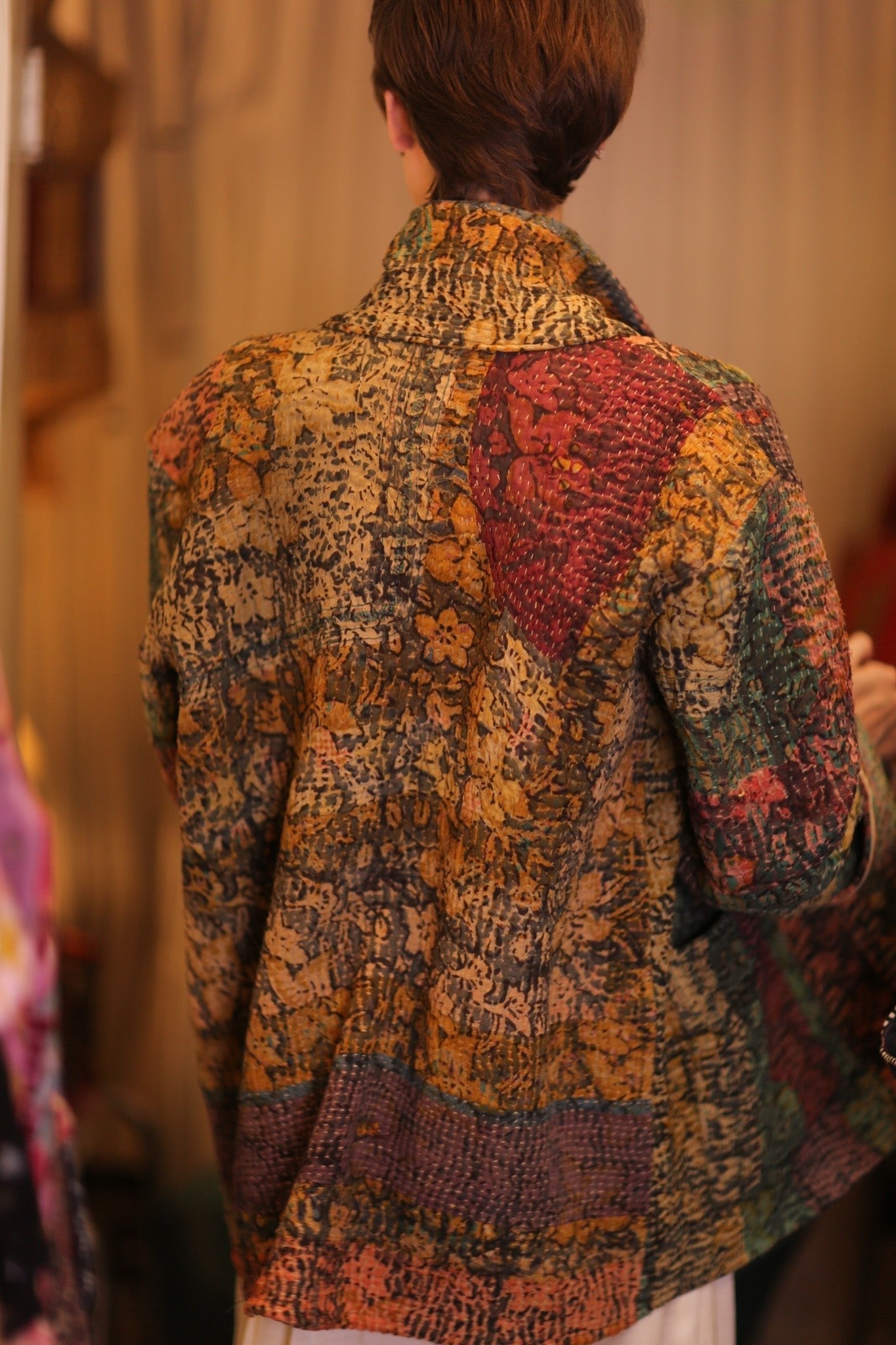 BRIGHT AND WARM KANTHA JACKET MYIAT - MOMO STUDIO BERLIN - Berlin Concept Store - sustainable & ethical fashion