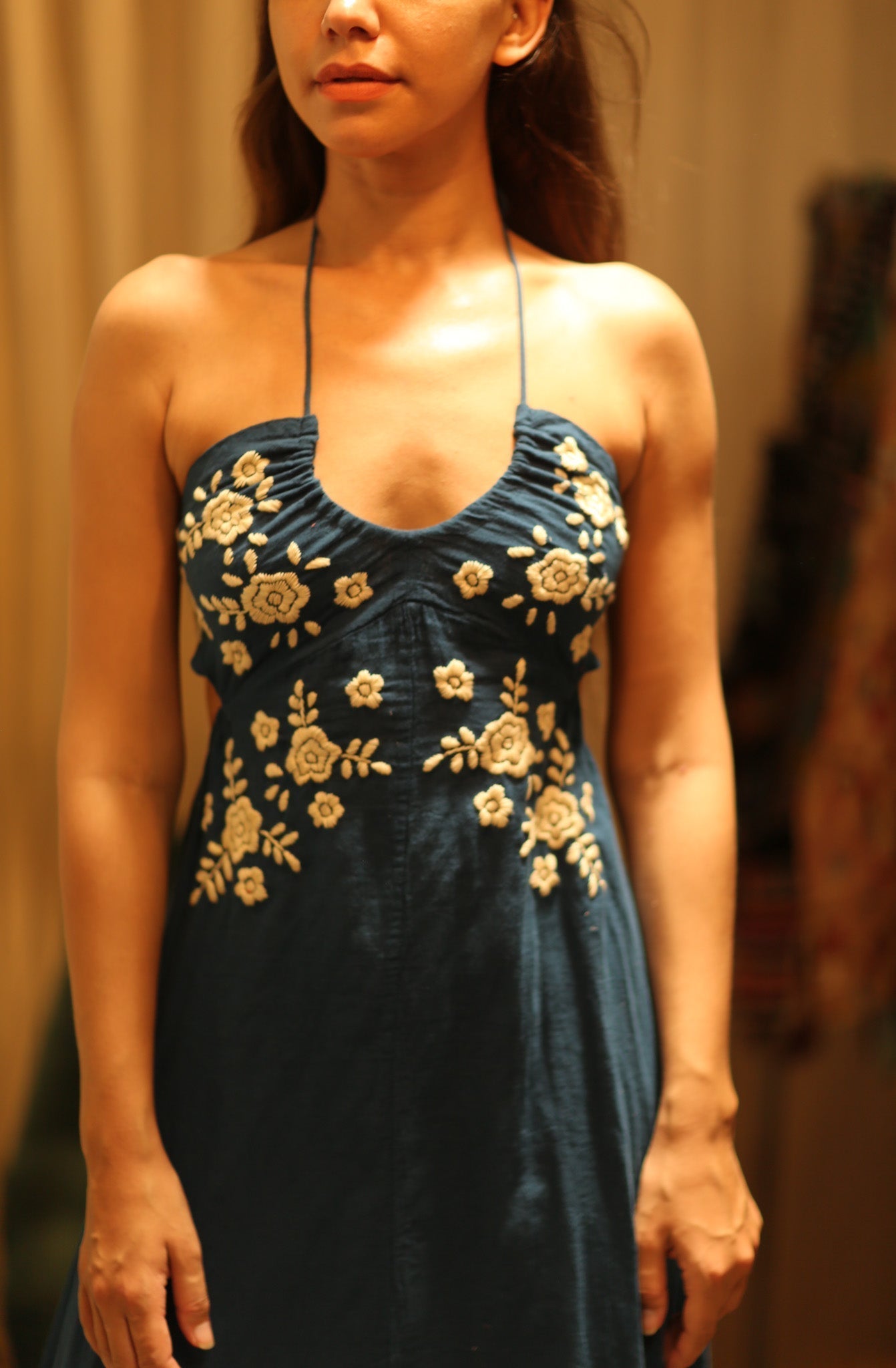 CANDY COTTON EMBROIDERED FLOWER DRESS - MOMO STUDIO BERLIN - Berlin Concept Store - sustainable & ethical fashion