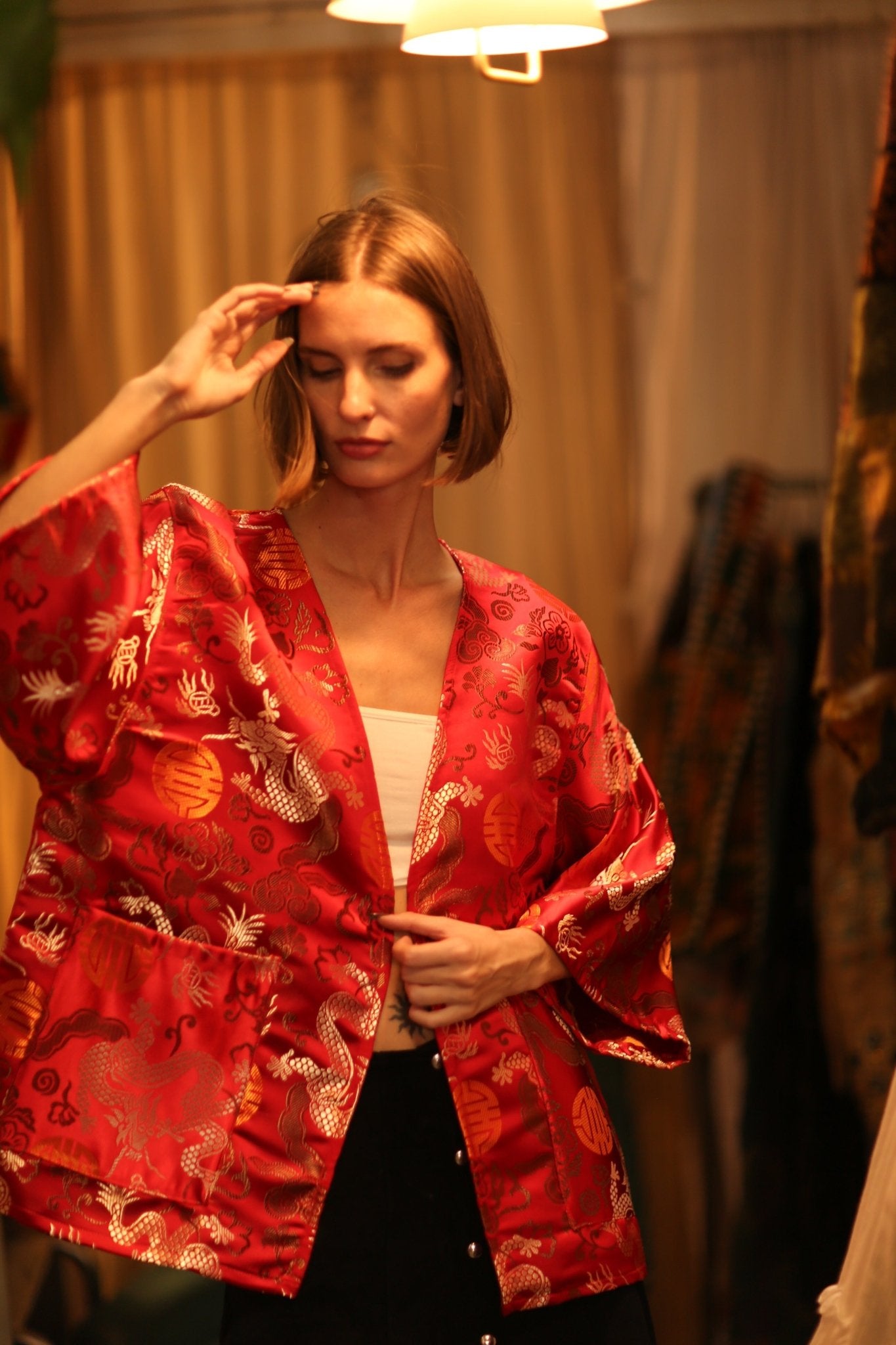 CHINESE TRAGON KIMONO JACKET LUCA - MOMO STUDIO BERLIN - Berlin Concept Store - sustainable & ethical fashion