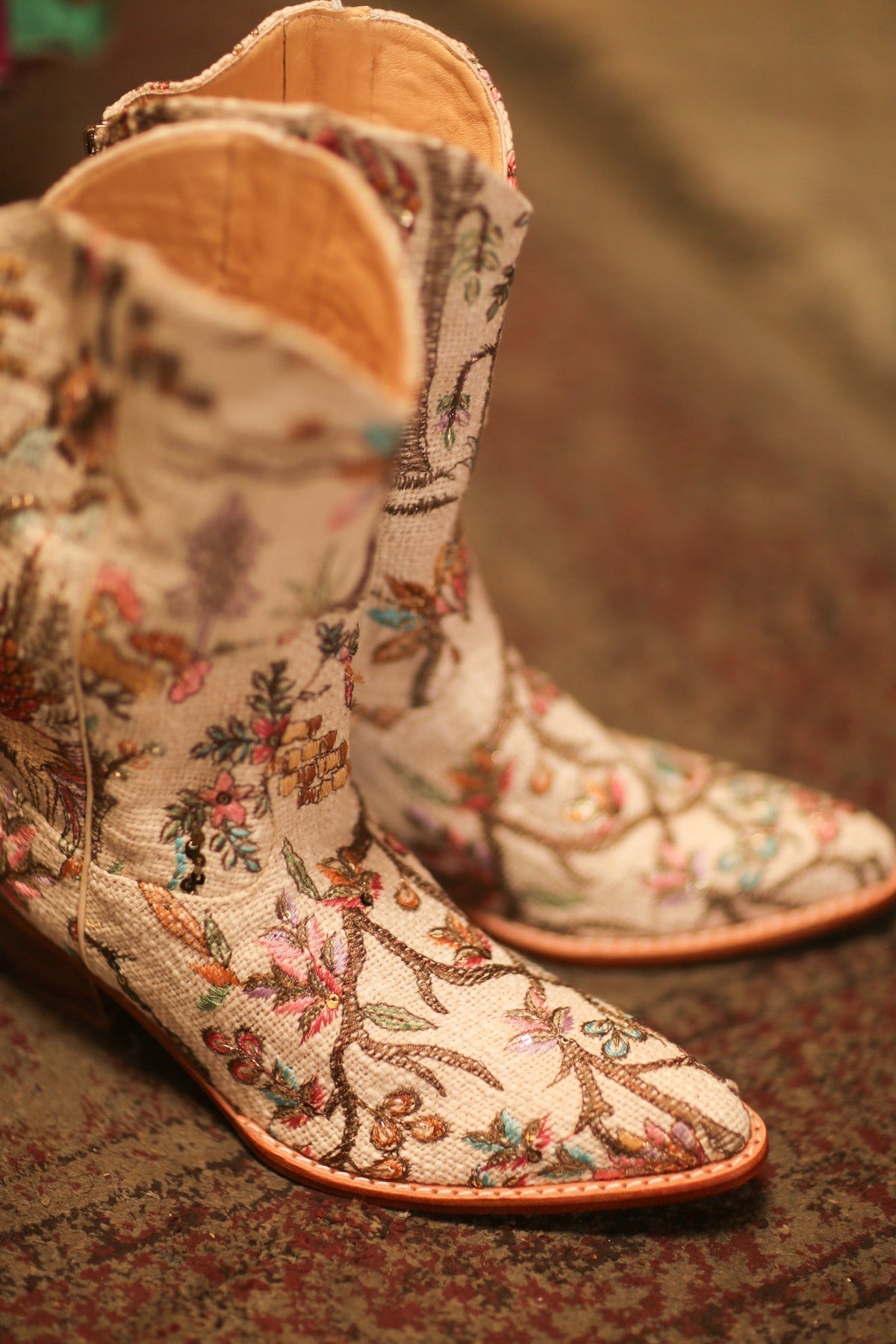 COTTON EMBROIDERED NOVELTY WESTERN BOOTS WESER - MOMO STUDIO BERLIN - Berlin Concept Store - sustainable & ethical fashion