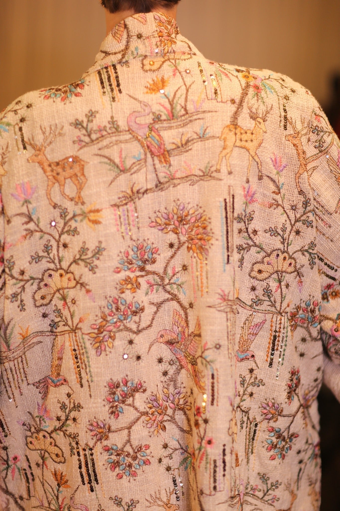 EMBROIDERED COTTON SHORT KIMONO DREAMWORLD - MOMO STUDIO BERLIN - Berlin Concept Store - sustainable & ethical fashion