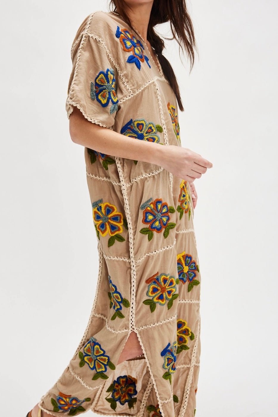 EMBROIDERED KAFTAN JOSIN - MOMO STUDIO BERLIN - Berlin Concept Store - sustainable & ethical fashion