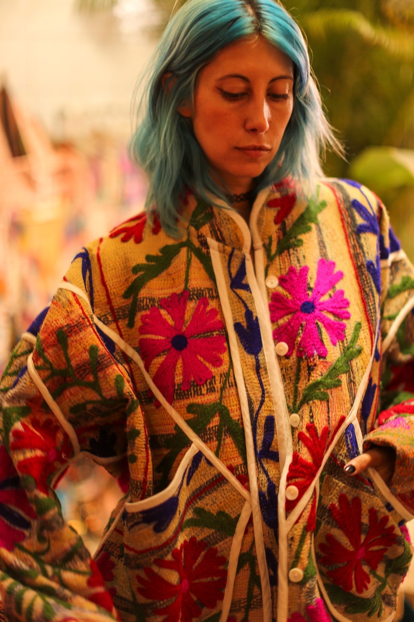 EMBROIDERED KANTHA JACKET AYLIN - MOMO STUDIO BERLIN - Berlin Concept Store - sustainable & ethical fashion