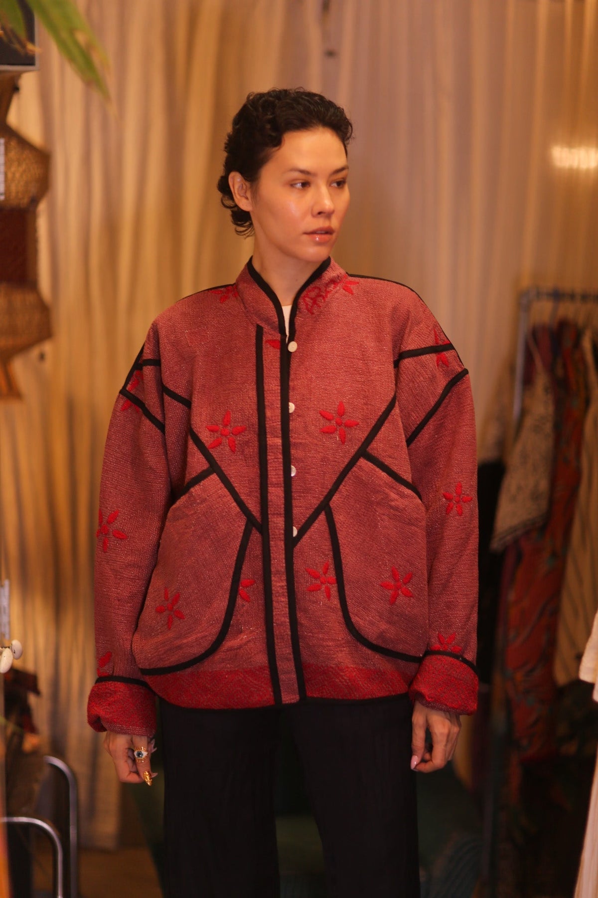 EMBROIDERED KANTHA JACKET SU - MOMO STUDIO BERLIN - Berlin Concept Store - sustainable & ethical fashion