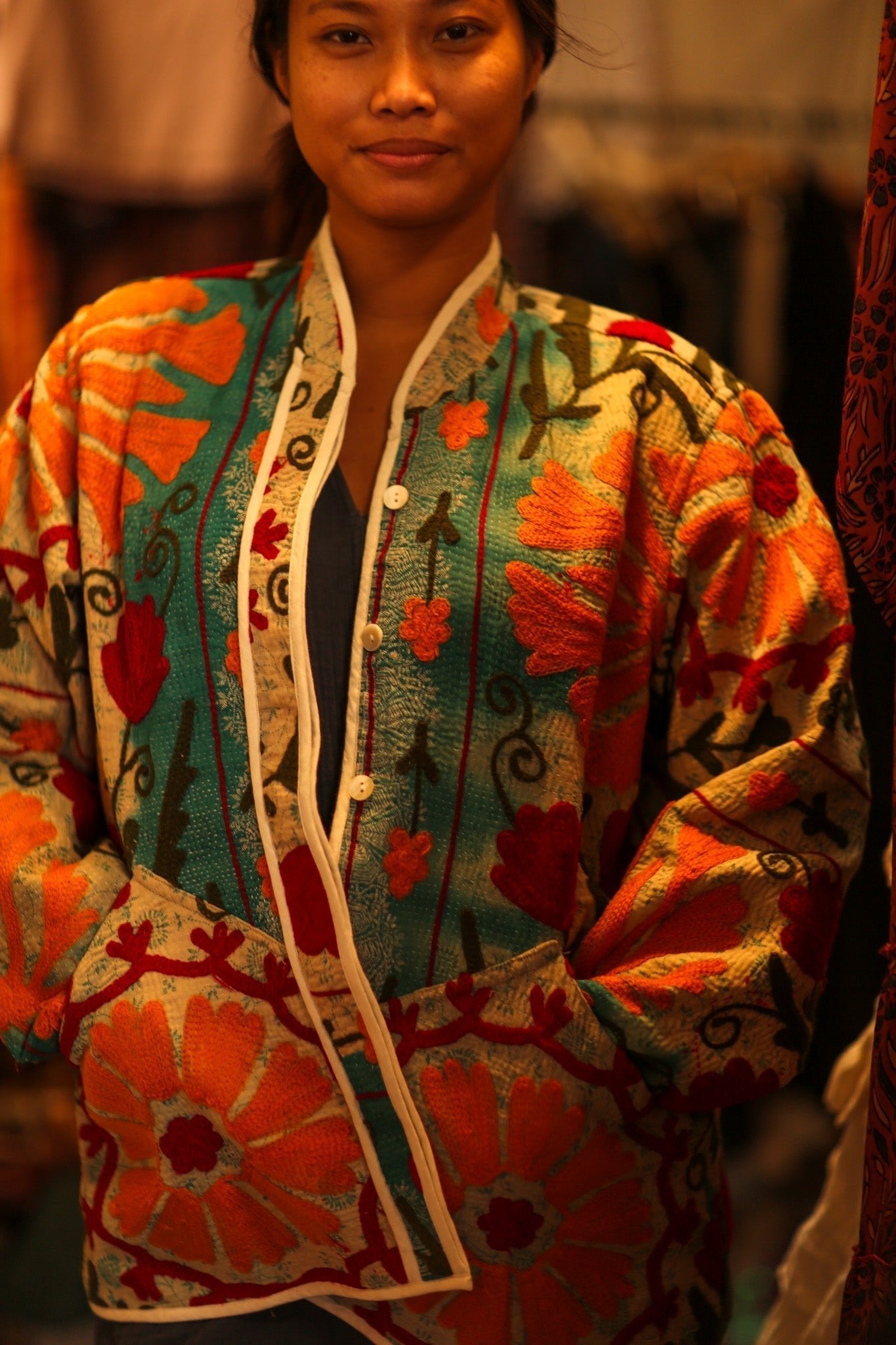 EMBROIDERED KANTHA JACKET VINCE - MOMO STUDIO BERLIN - Berlin Concept Store - sustainable & ethical fashion