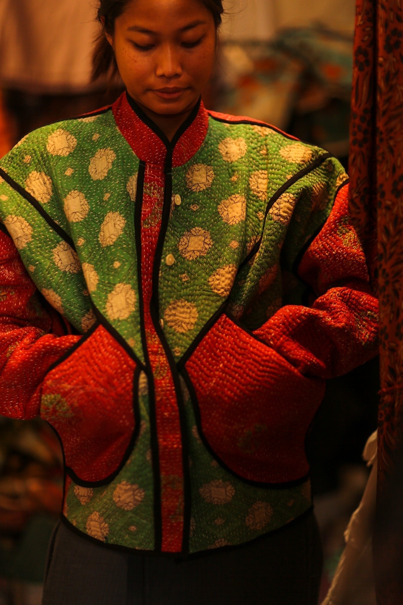 EMBROIDERED KANTHA JACKET WINU - MOMO STUDIO BERLIN - Berlin Concept Store - sustainable & ethical fashion