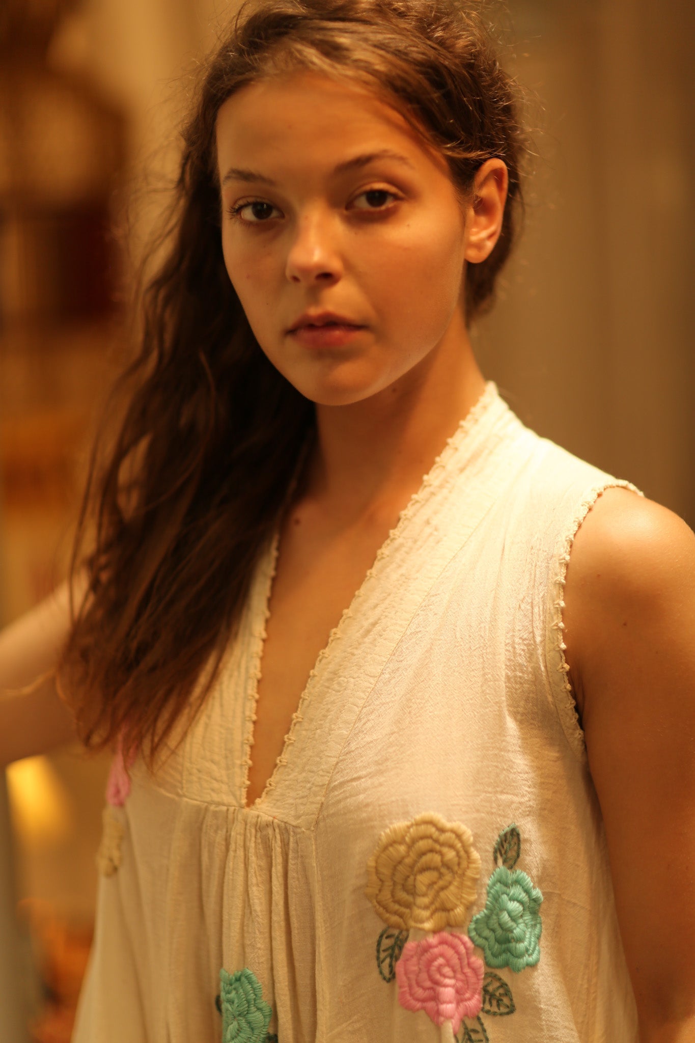 FAH EMBROIDERED FLOWER DRESS - MOMO STUDIO BERLIN - Berlin Concept Store - sustainable & ethical fashion