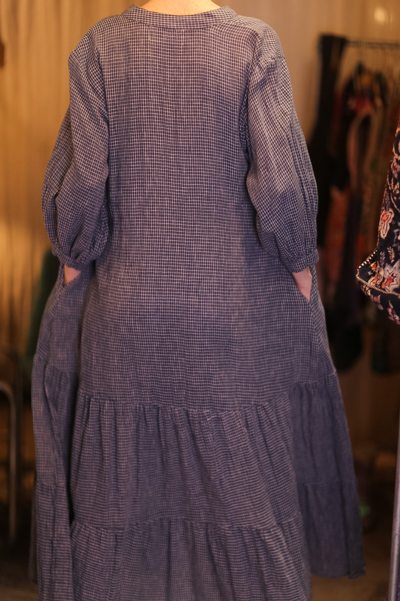 HANDWOVEN COTTON DRESS SUSIE VELINA - MOMO STUDIO BERLIN - Berlin Concept Store - sustainable & ethical fashion