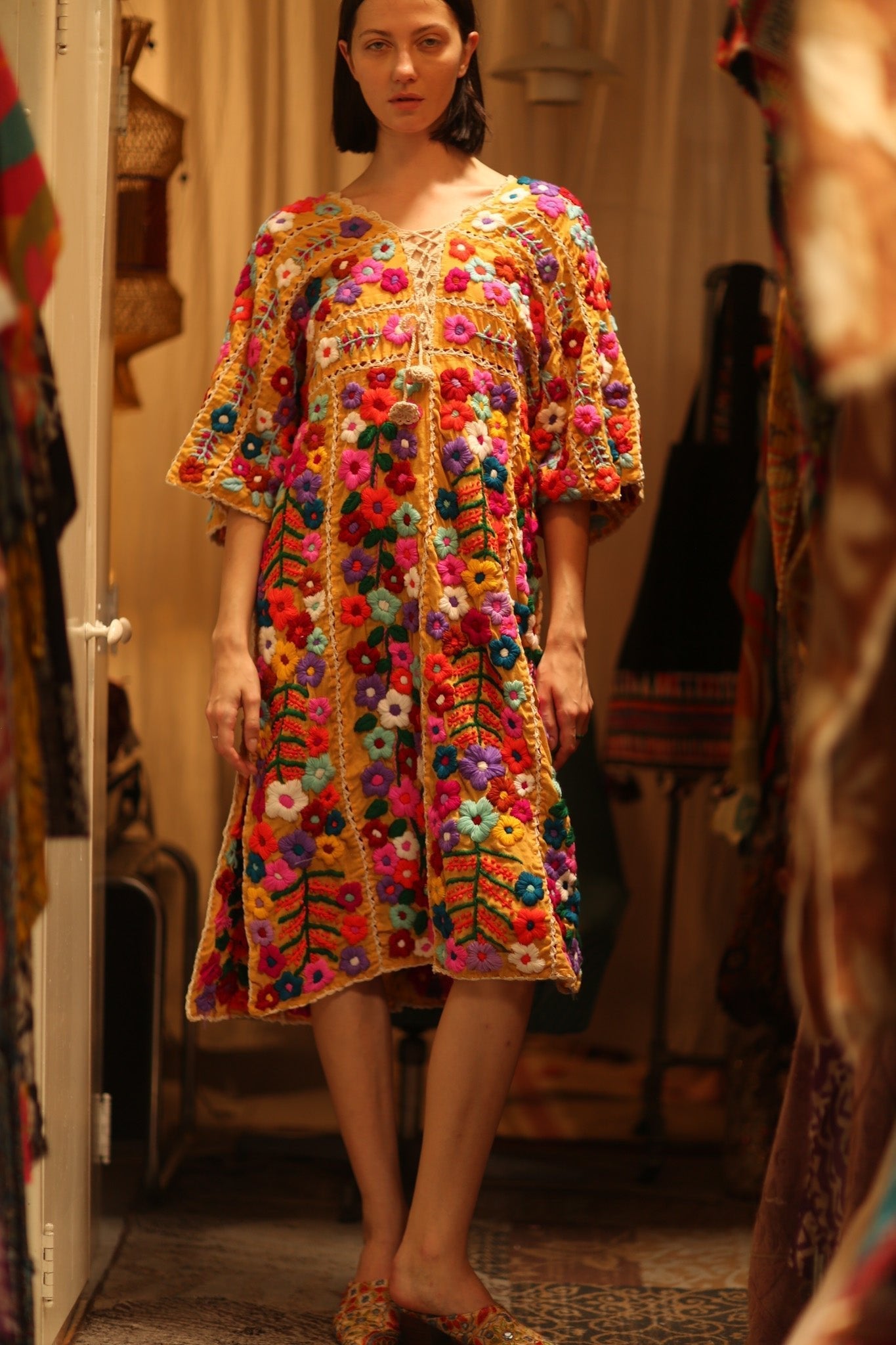 HEAVY EMBROIDERED KAFTAN ANTHARA - MOMO STUDIO BERLIN - Berlin Concept Store - sustainable & ethical fashion