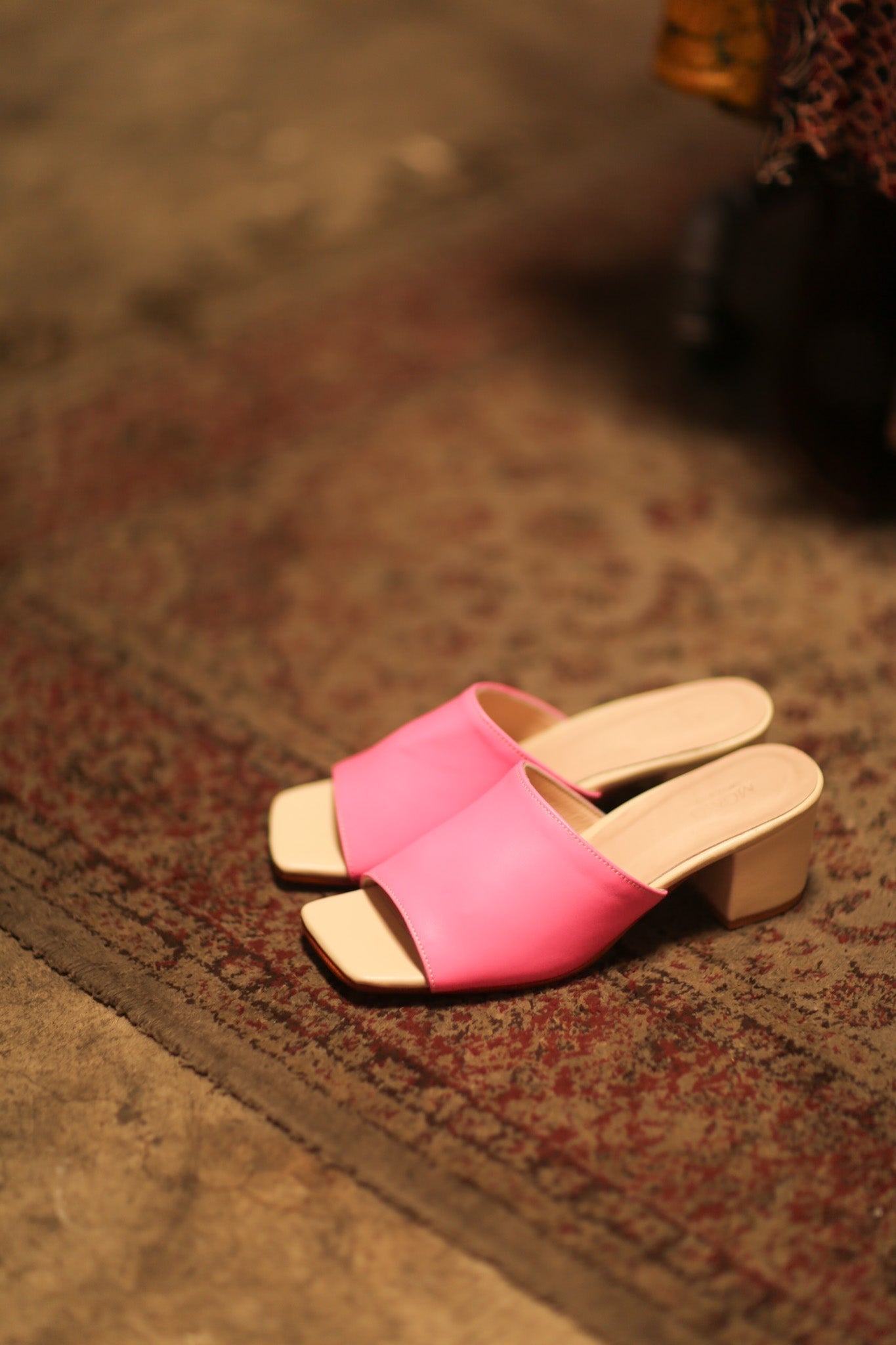 HEELED MIULES LORIn PINK CREAM - MOMO STUDIO BERLIN - Berlin Concept Store - sustainable & ethical fashion