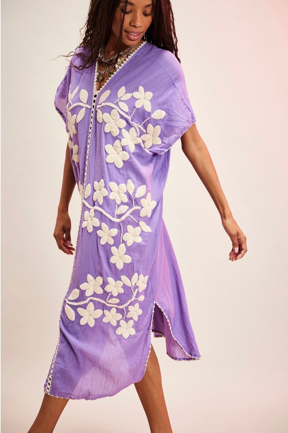 IBIZA EMBROIDERED KAFTAN - MOMO STUDIO BERLIN - Berlin Concept Store - sustainable & ethical fashion