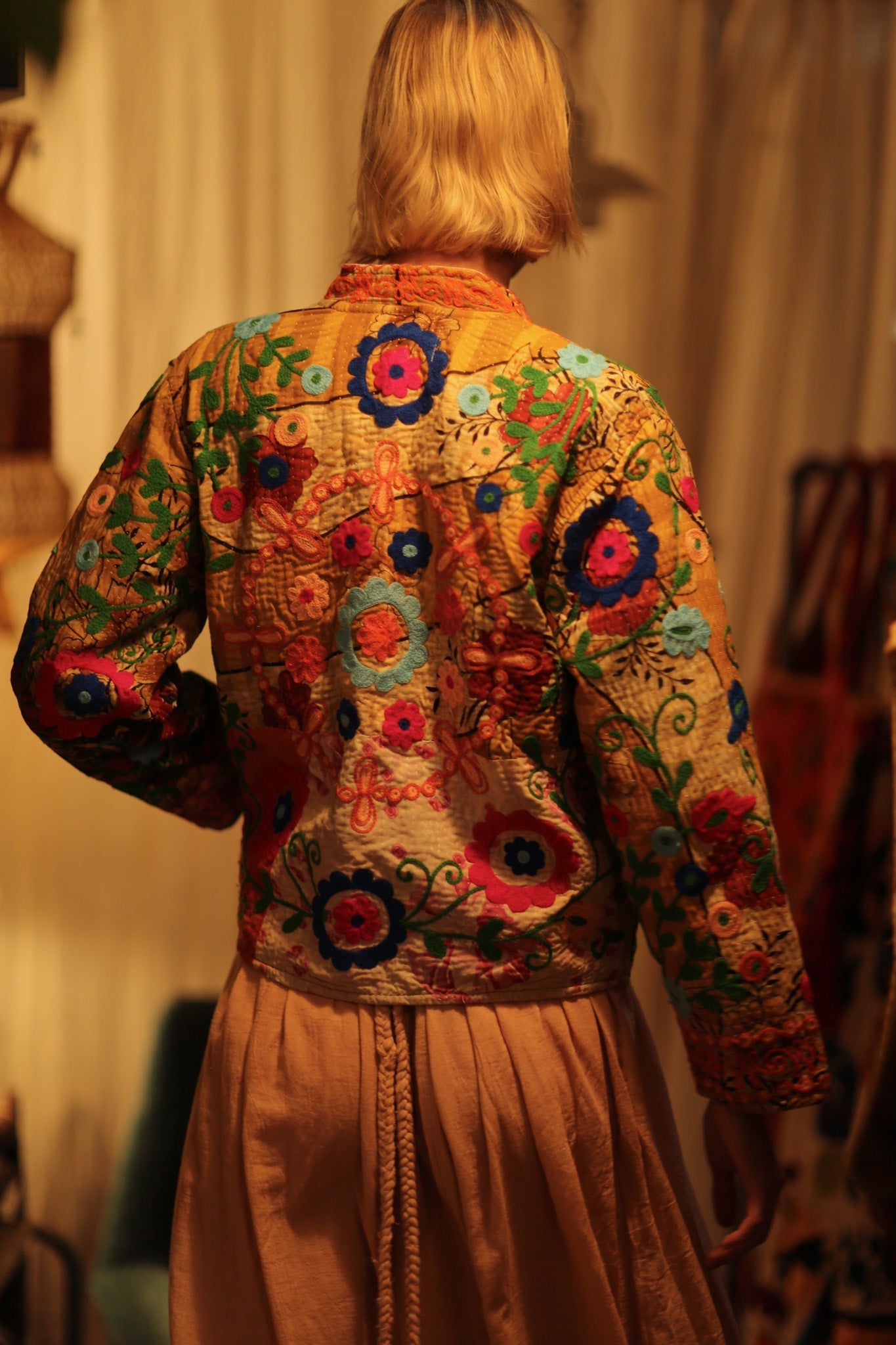 JACKET INGRID NANA EMBROIDERED - MOMO STUDIO BERLIN - Berlin Concept Store - sustainable & ethical fashion