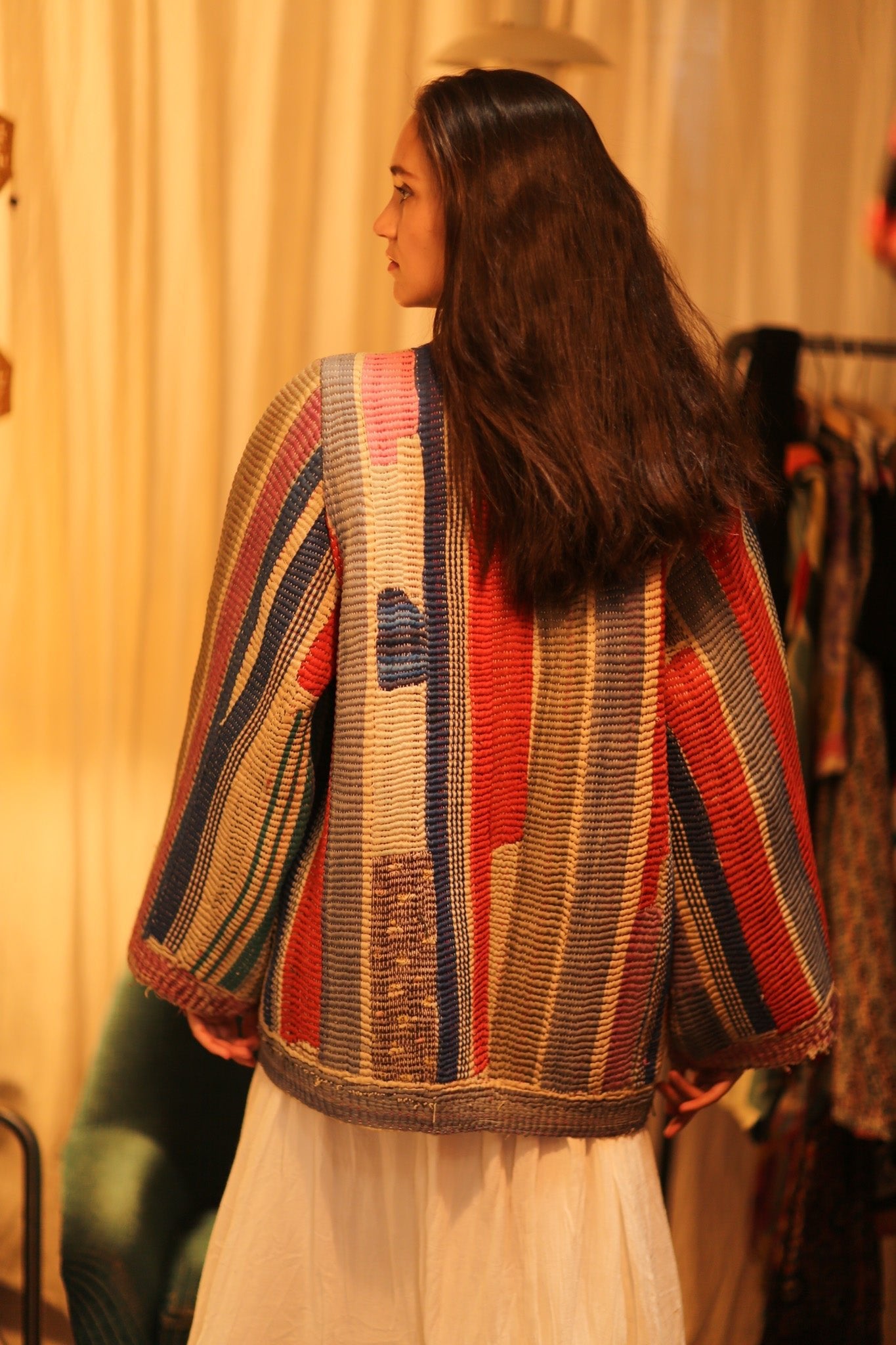 KANTHA ARTIST KIMONO LANA - MOMO STUDIO BERLIN - Berlin Concept Store - sustainable & ethical fashion
