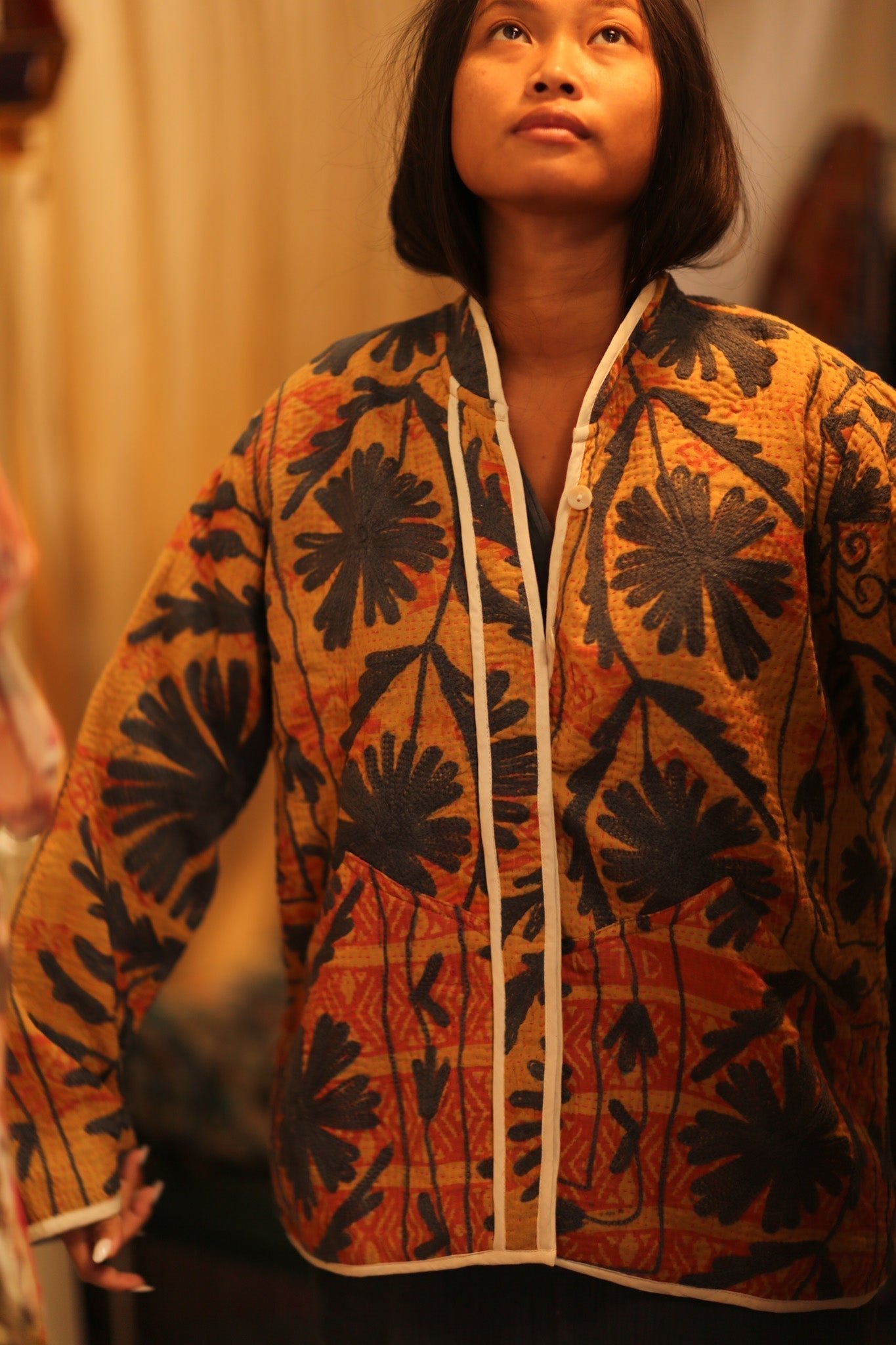 KANTHA JACKET KARAMELICA - MOMO STUDIO BERLIN - Berlin Concept Store - sustainable & ethical fashion