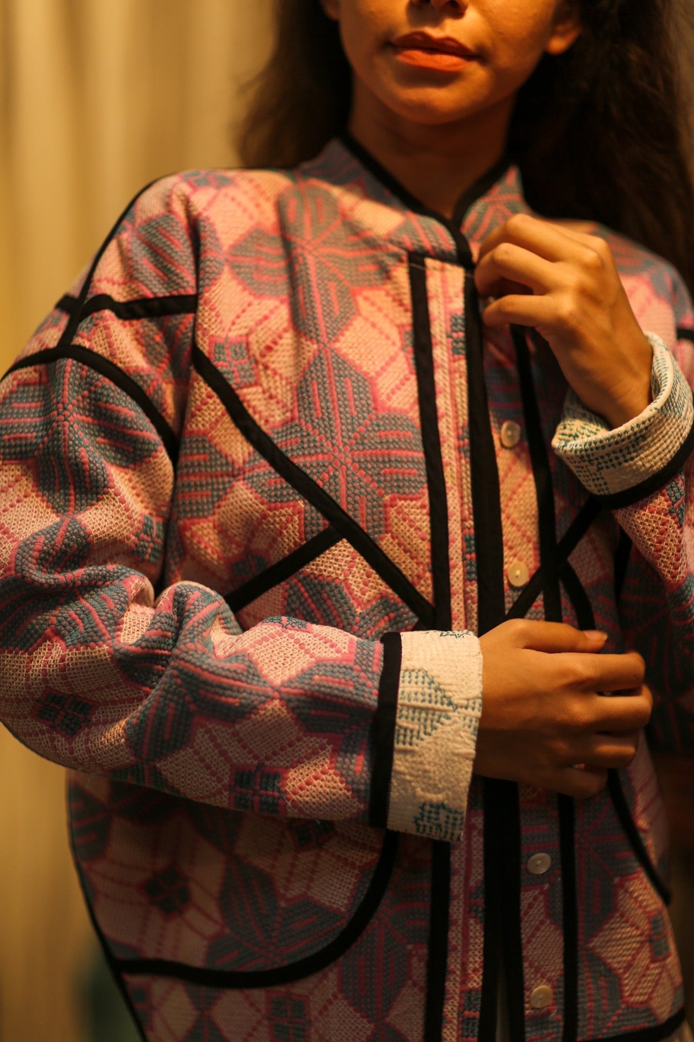 KANTHA JACKET RUBY - MOMO STUDIO BERLIN - Berlin Concept Store - sustainable & ethical fashion