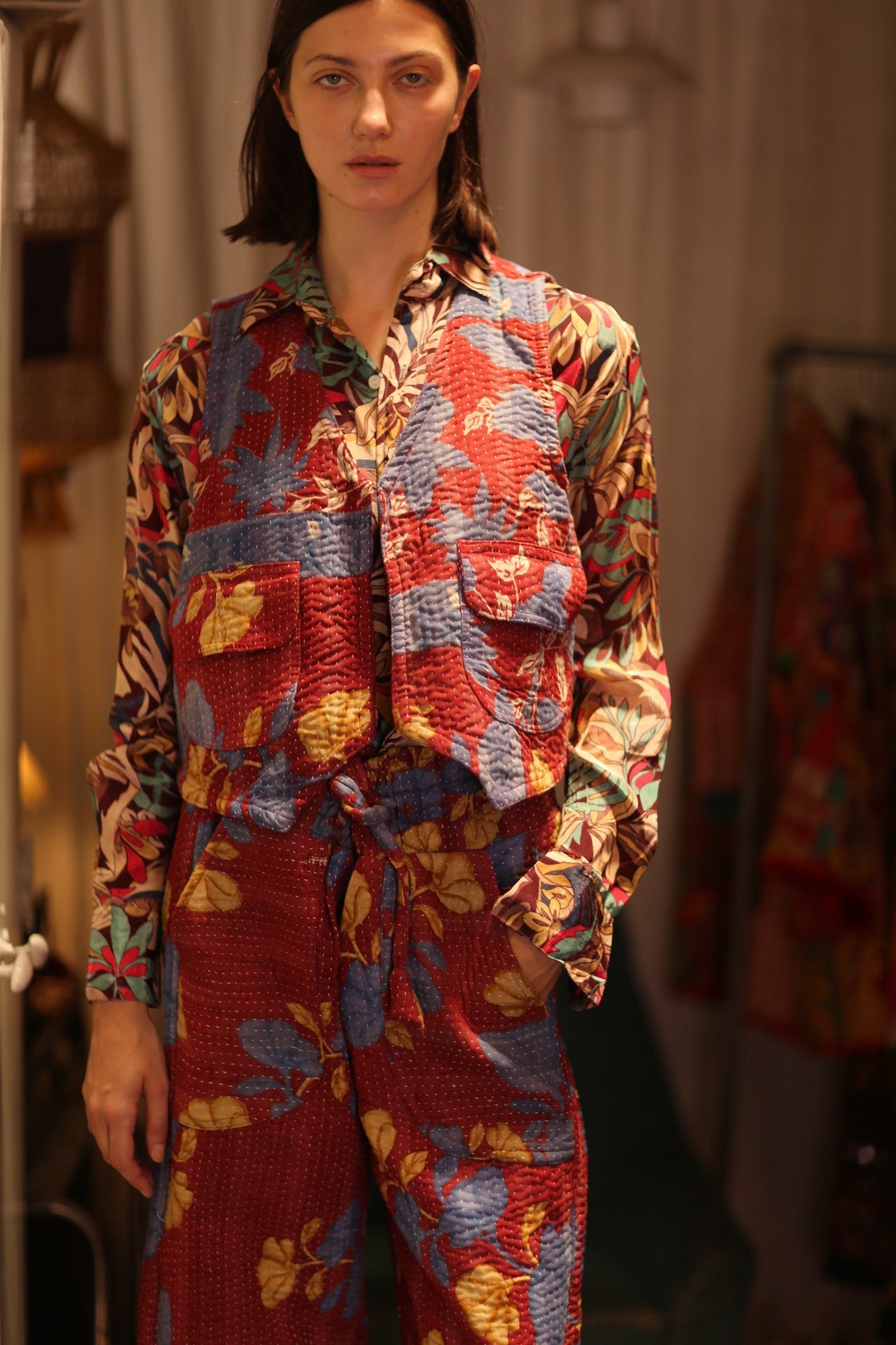 LENA KANTHA TROUSERS BERRIED - MOMO STUDIO BERLIN - Berlin Concept Store - sustainable & ethical fashion