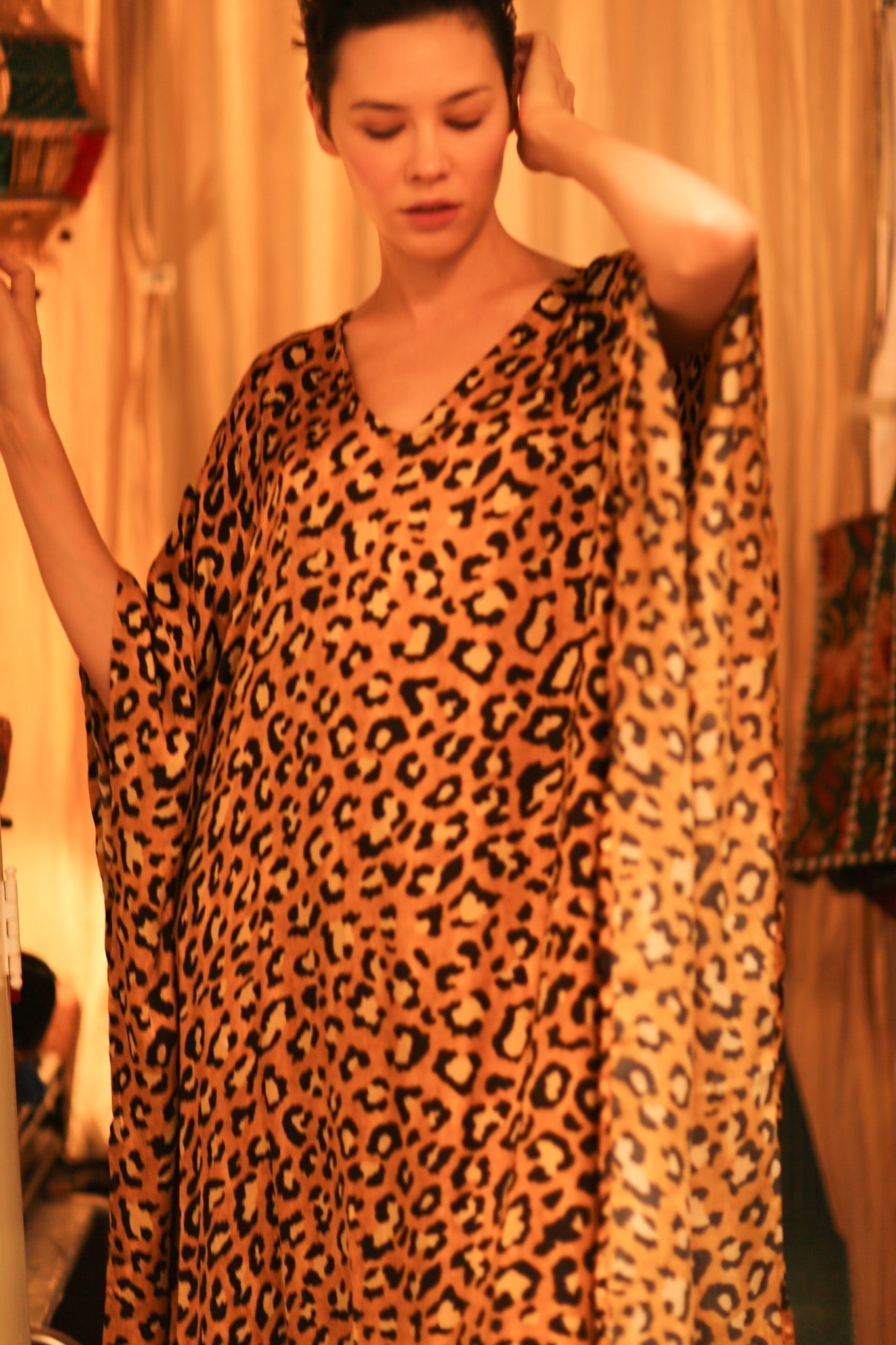 LEO PRINT KAFTAN TUNIC - MOMO STUDIO BERLIN - Berlin Concept Store - sustainable & ethical fashion