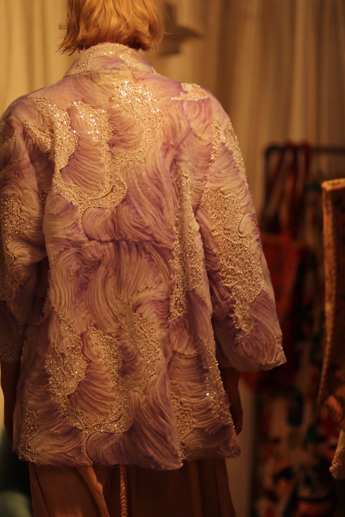 LILAL EMBROIDERED SEQUIN KIMONO OMANI - MOMO STUDIO BERLIN - Berlin Concept Store - sustainable & ethical fashion