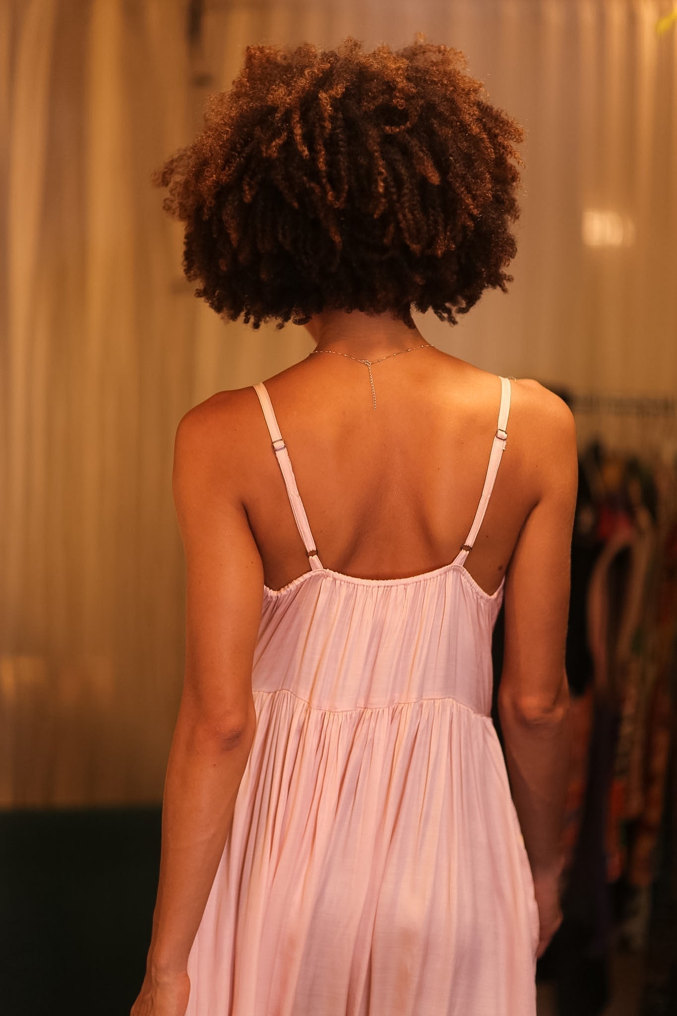 LILI SILK DRESS PINKY - BANGKOK TAILOR CLOTHING STORE - HANDMADE CLOTHING