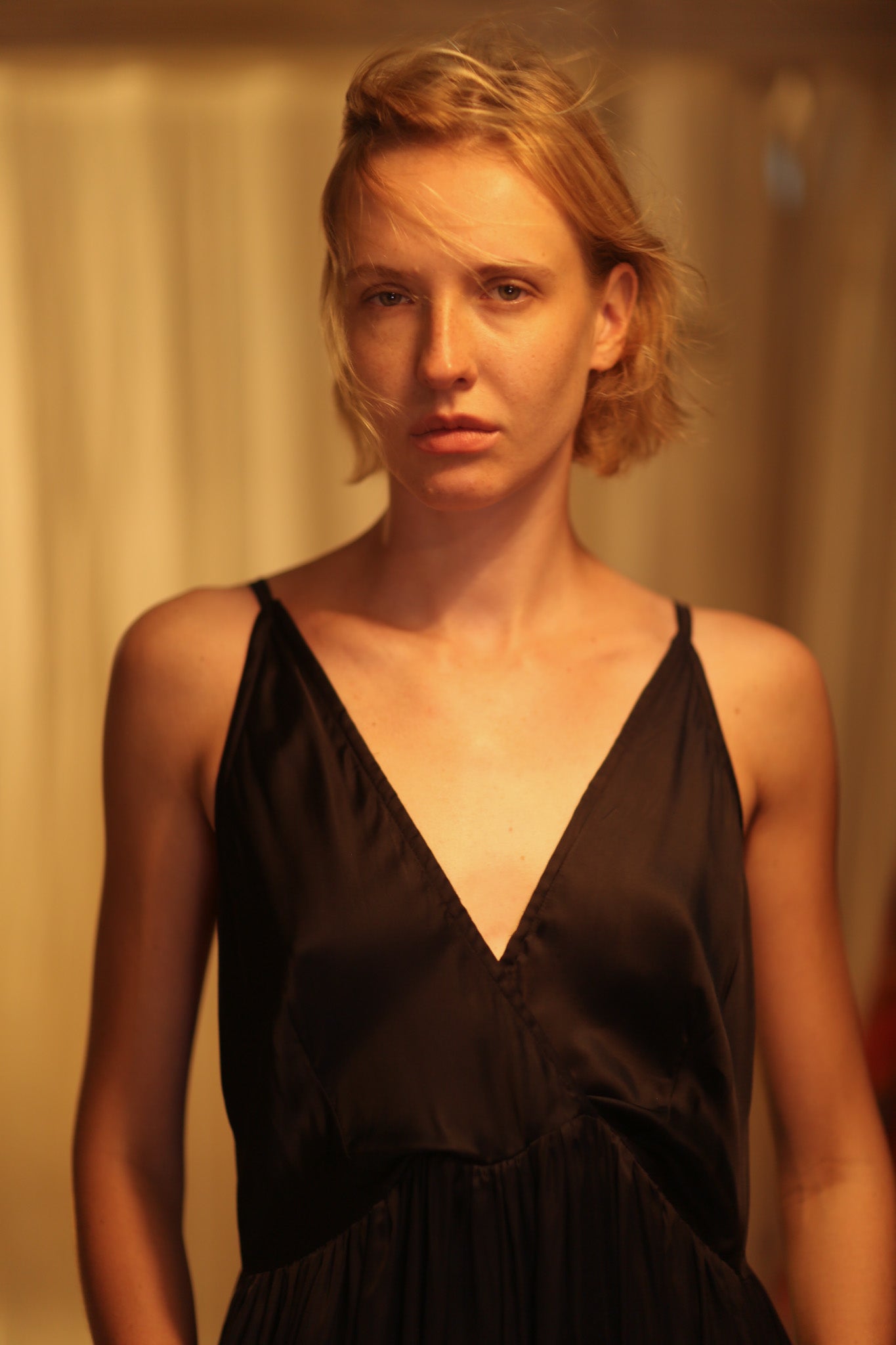 LILY SILK DRESS PITCH BLACK - MOMO STUDIO BERLIN - Berlin Concept Store - sustainable & ethical fashion