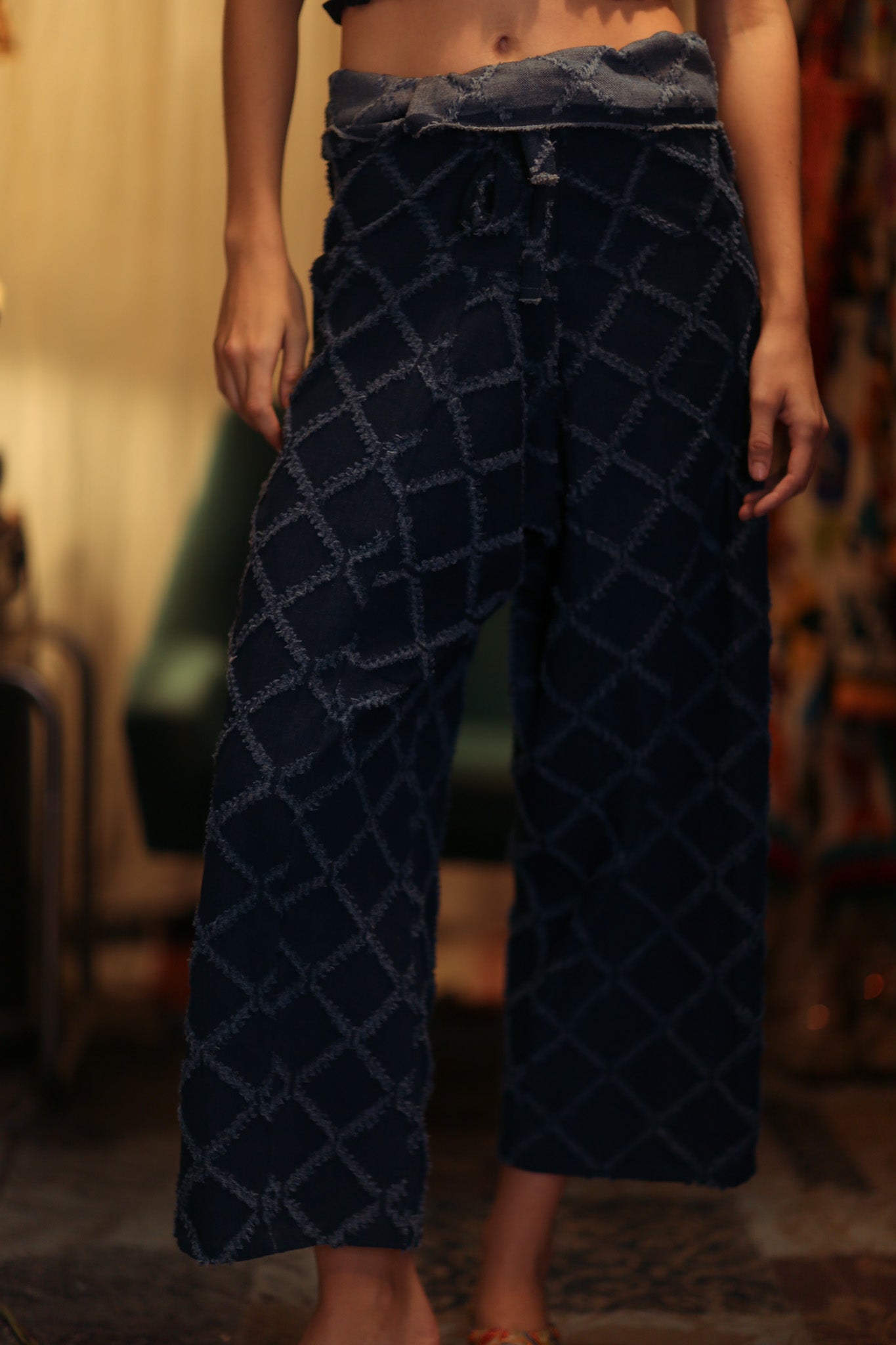 LUKE FISHERMAN TROUSERS FRINGED - MOMO STUDIO BERLIN - Berlin Concept Store - sustainable & ethical fashion