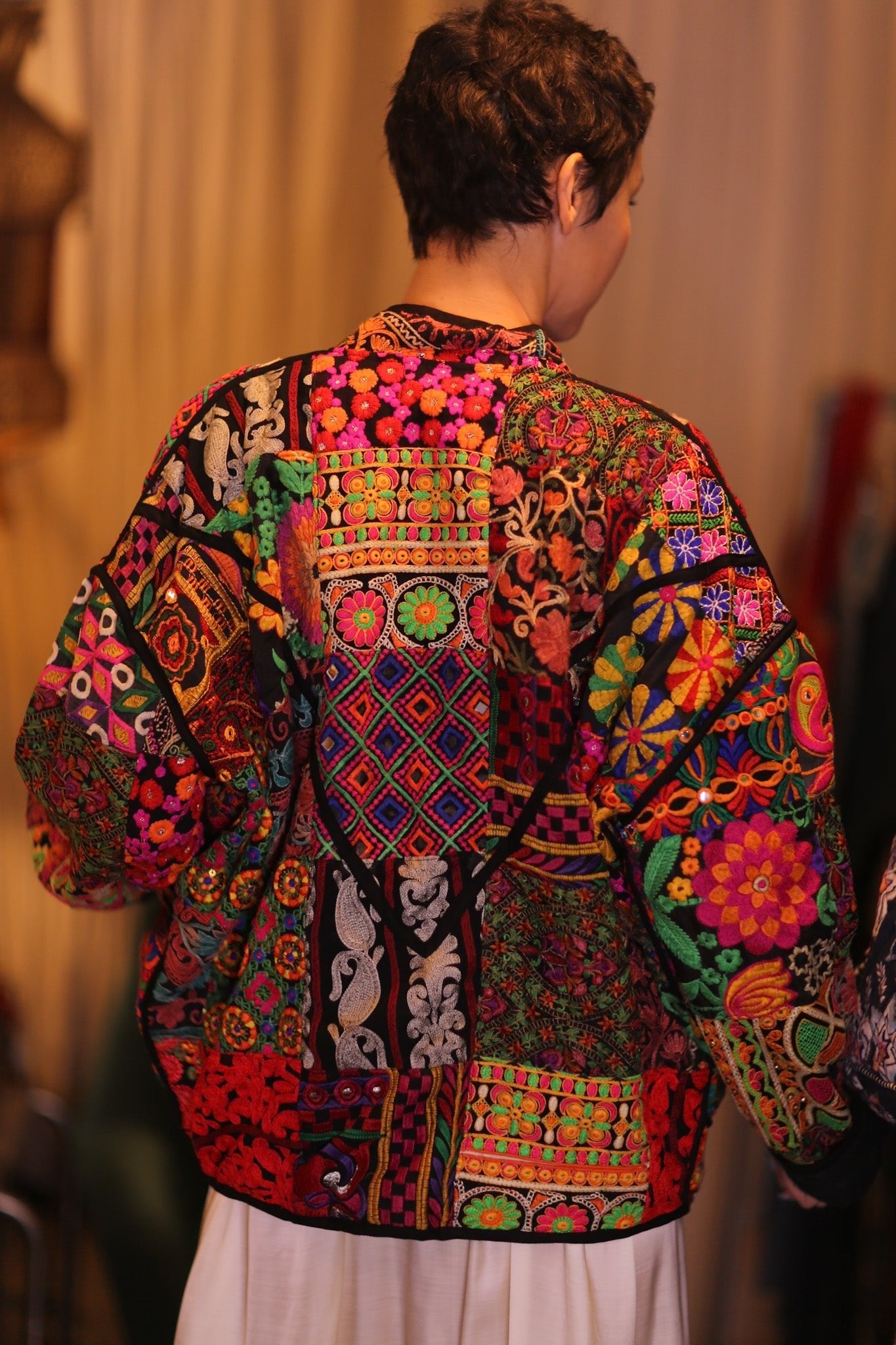 PATCHWORK PATTERN KANTHA JACKET YADANA - MOMO STUDIO BERLIN - Berlin Concept Store - sustainable & ethical fashion