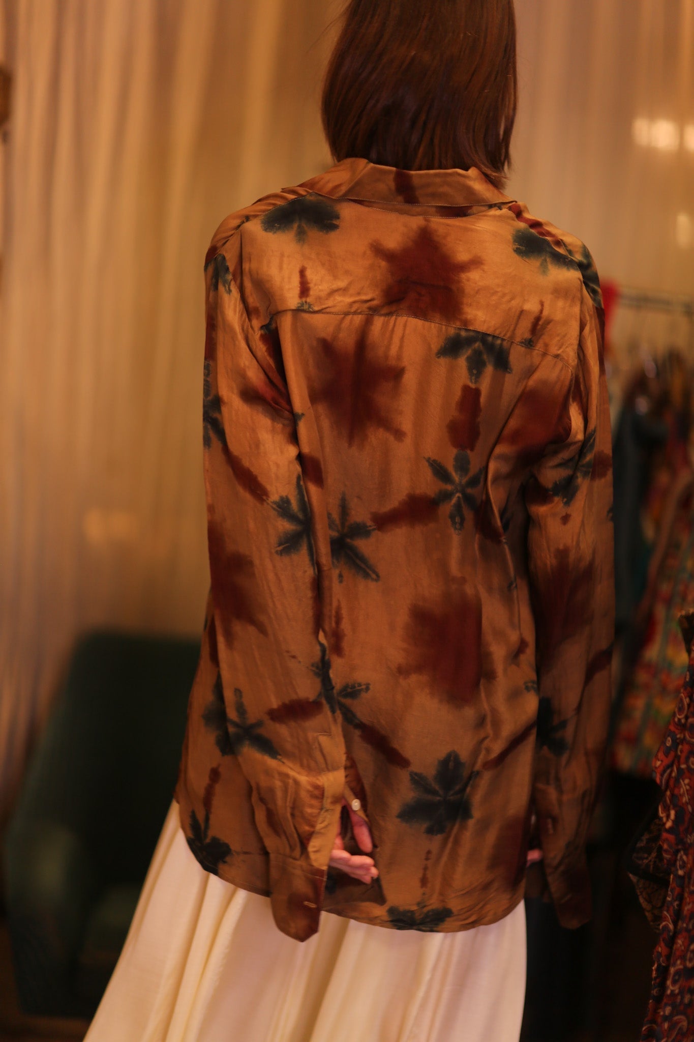 SILK BOYFRIEND SHIRT BILLIE NWEOO - MOMO STUDIO BERLIN - Berlin Concept Store - sustainable & ethical fashion