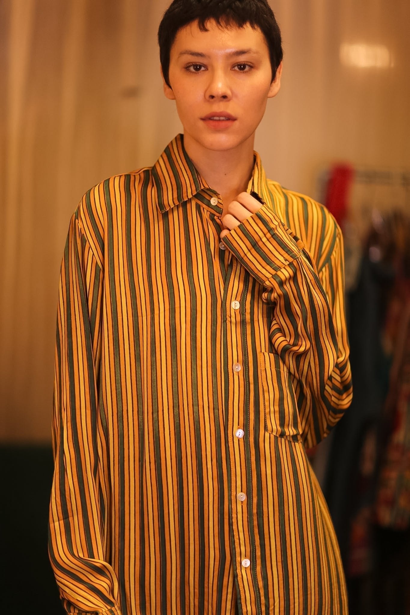 SILK BOYFRIEND SHIRT BILLIE WARSIN - MOMO STUDIO BERLIN - Berlin Concept Store - sustainable & ethical fashion
