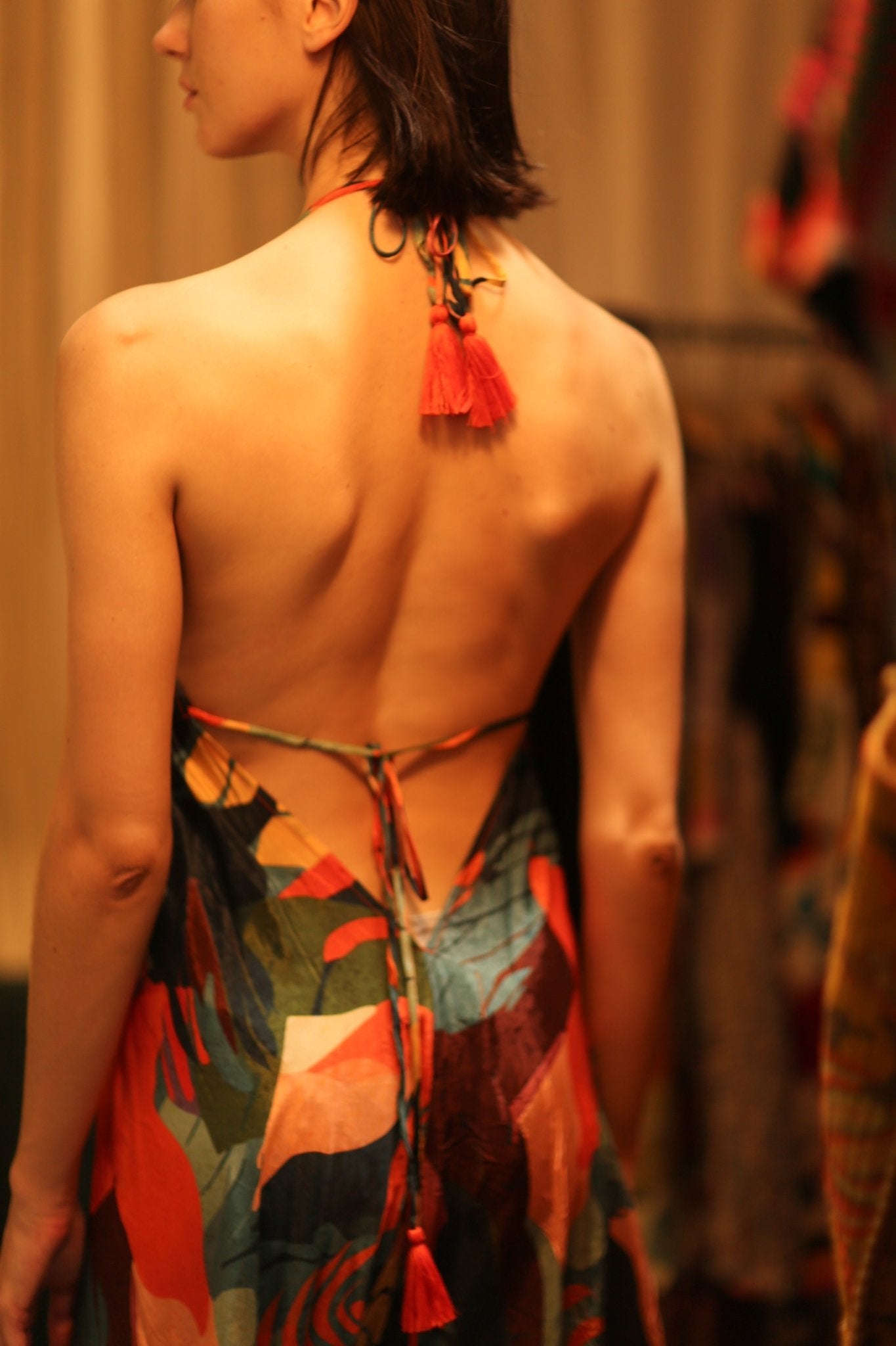 SILK DRESS HANNAH JUNGLE FEVER - MOMO STUDIO BERLIN - Berlin Concept Store - sustainable & ethical fashion
