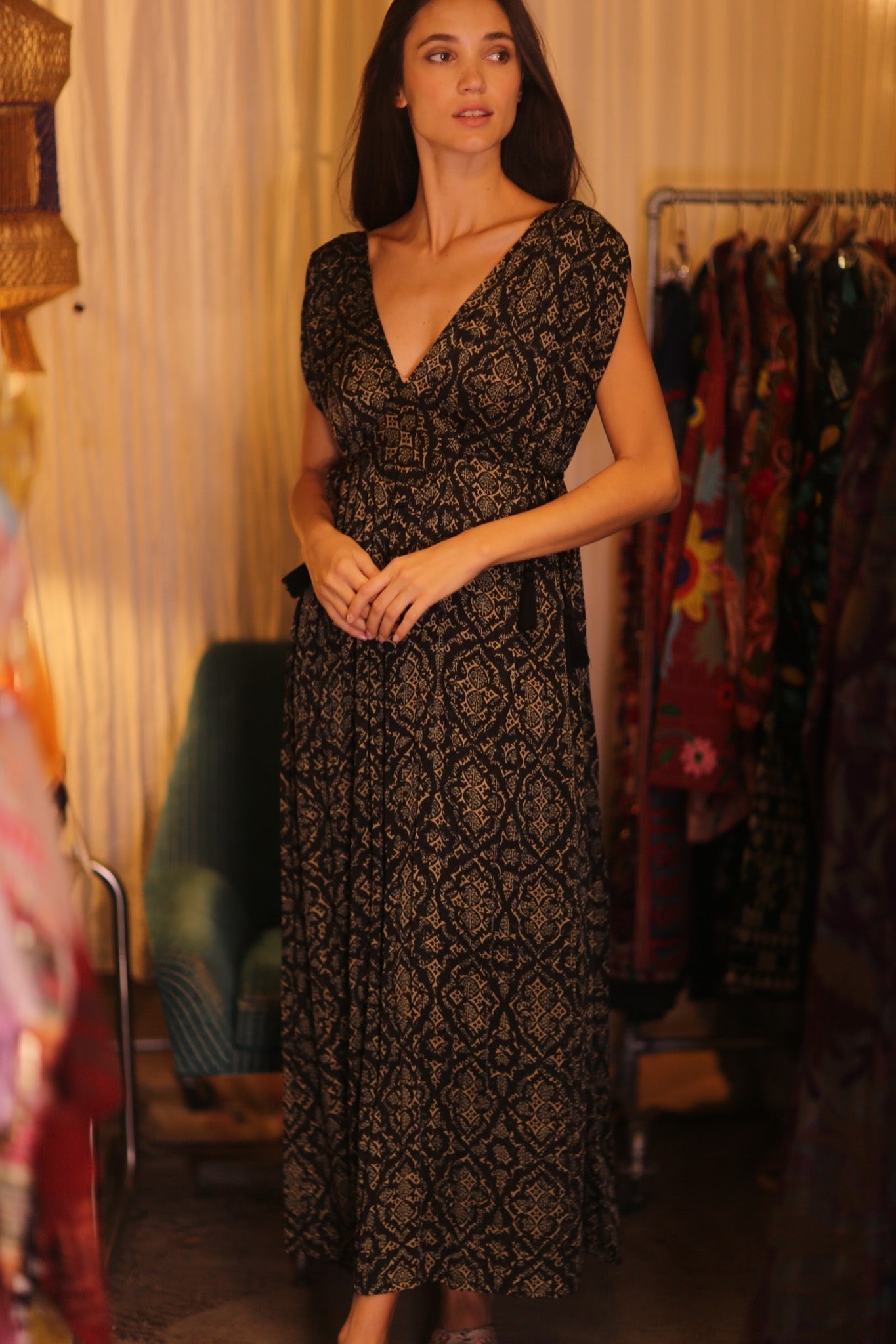 SILK DRESS VICTORIA BROWNY - MOMO STUDIO BERLIN - Berlin Concept Store - sustainable & ethical fashion