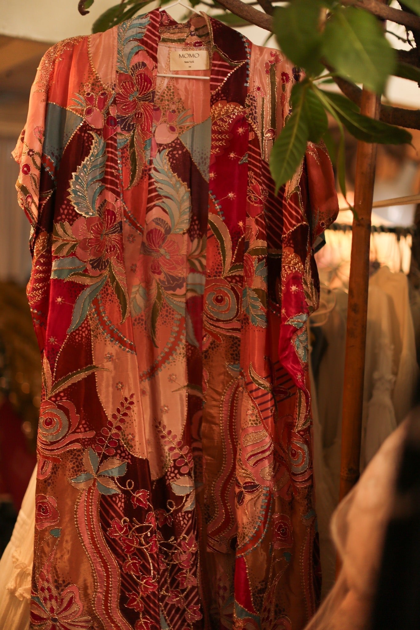 SILK EMBROIDERED KIMONO ABNER - MOMO STUDIO BERLIN - Berlin Concept Store - sustainable & ethical fashion