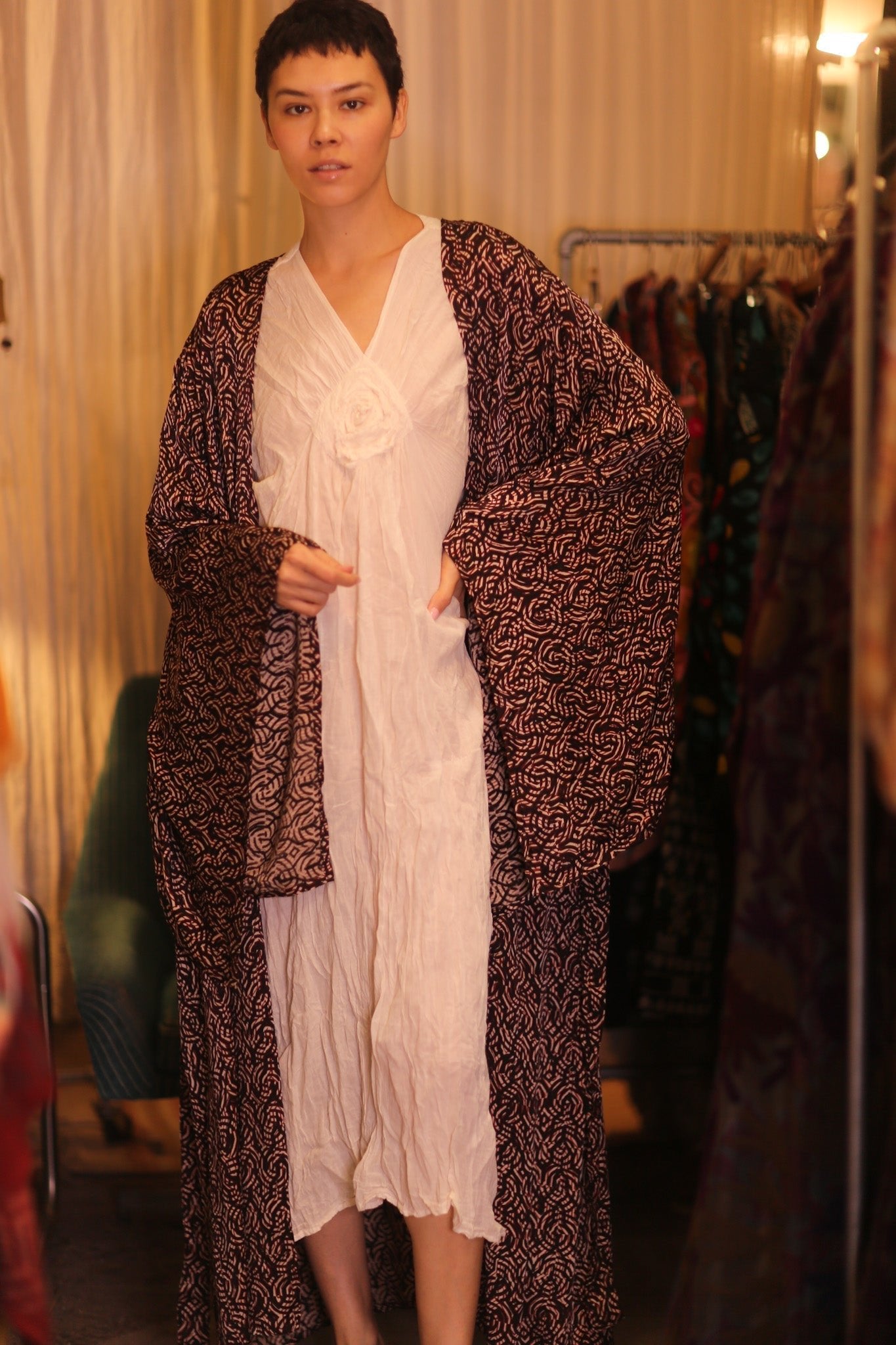 SILK WING KIMONO PINA MAZE - MOMO STUDIO BERLIN - Berlin Concept Store - sustainable & ethical fashion