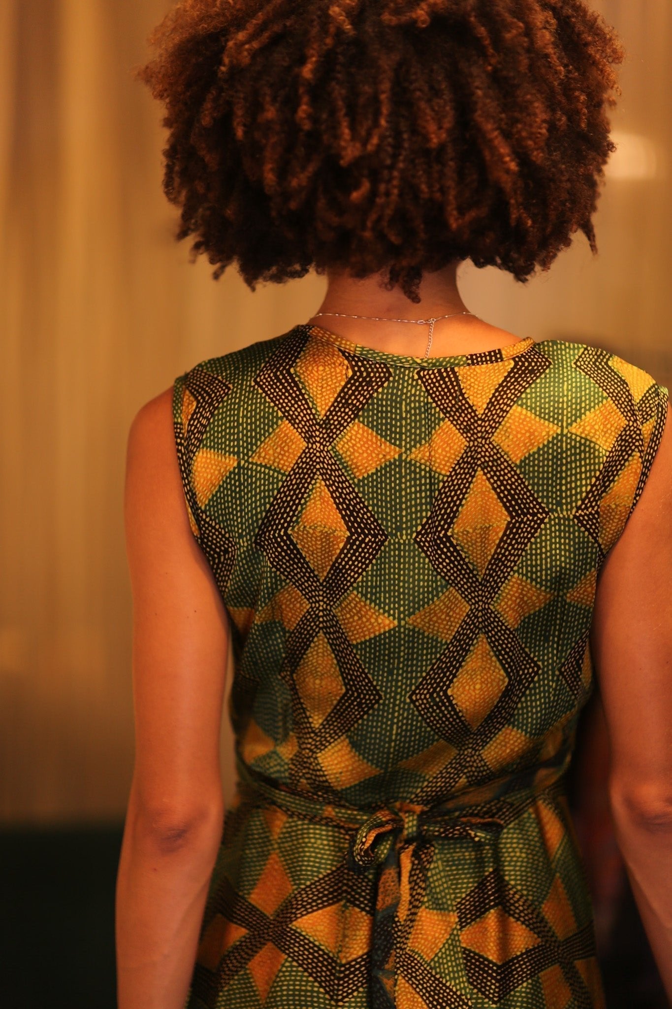 SILK WRAP DRESS GABRIELE AMBER - MOMO STUDIO BERLIN - Berlin Concept Store - sustainable & ethical fashion