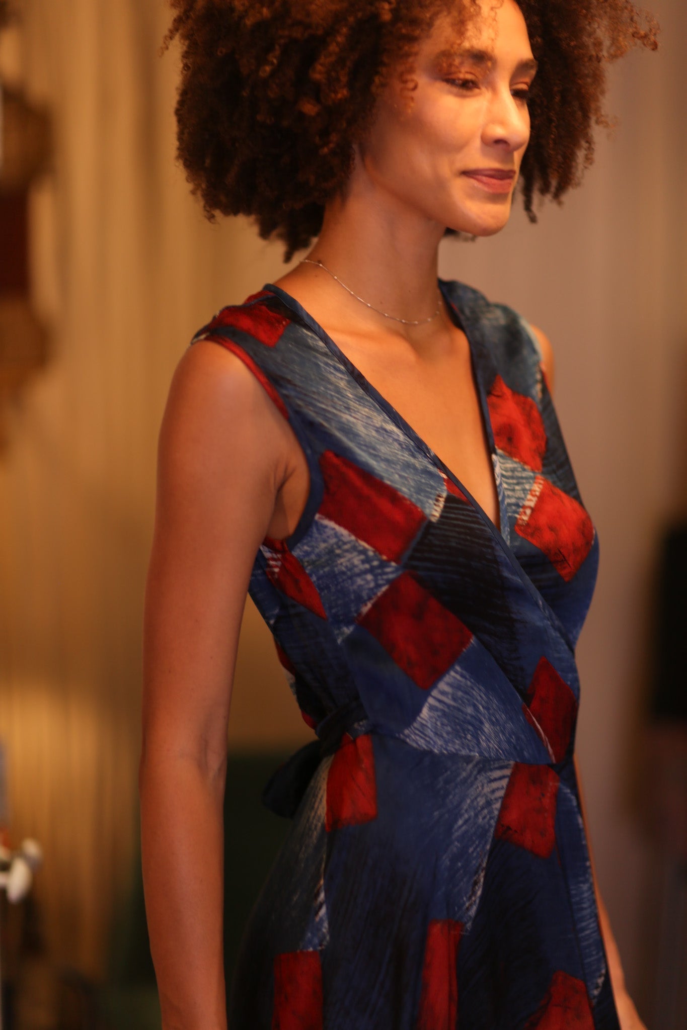 SILK WRAP DRESS GABRIELE BABI - MOMO STUDIO BERLIN - Berlin Concept Store - sustainable & ethical fashion