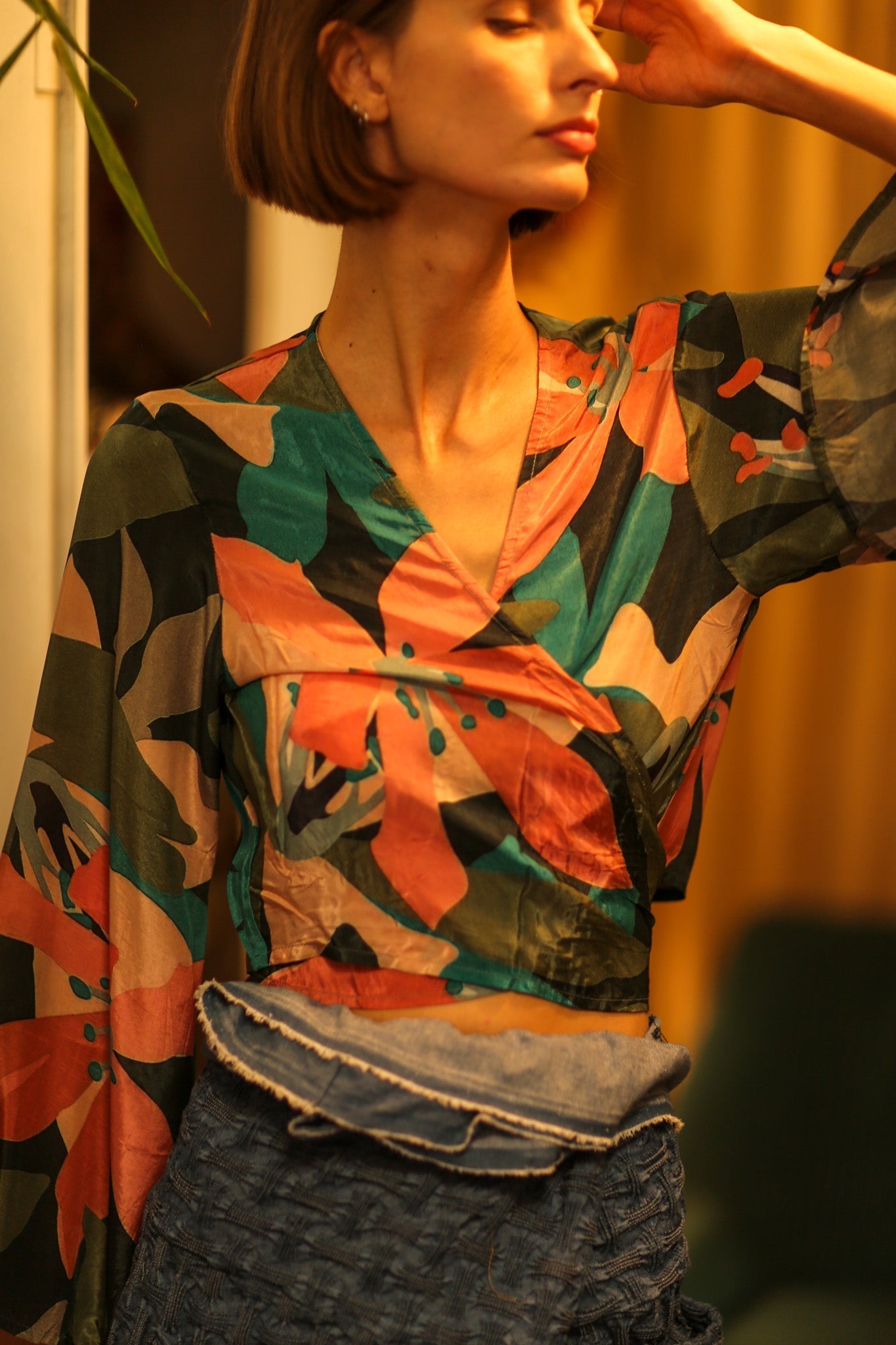 SILK WRAP TOP AURELIA TYRA - MOMO STUDIO BERLIN - Berlin Concept Store - sustainable & ethical fashion