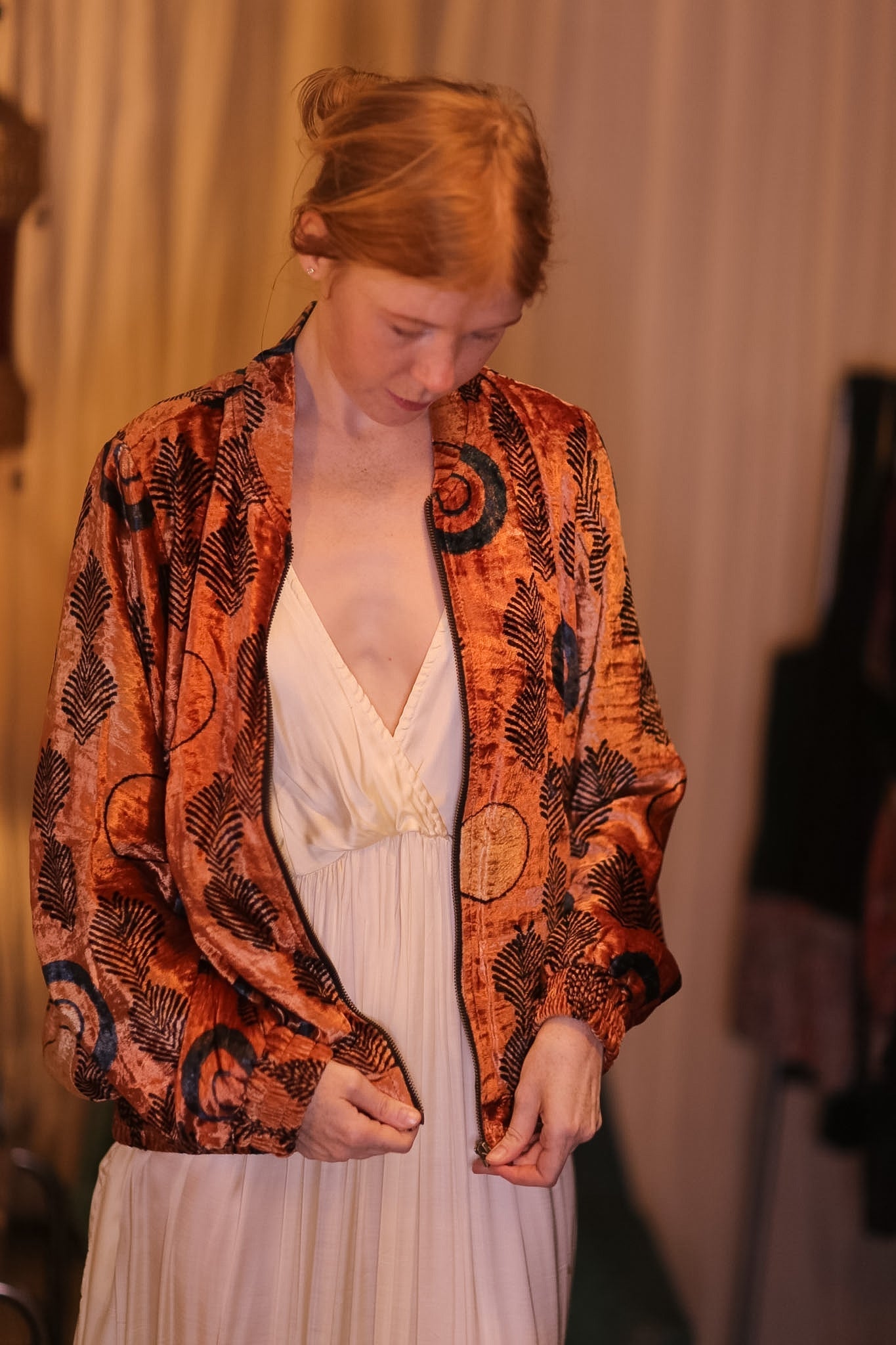 VELVET BOMBER JACKET SUNSET - MOMO STUDIO BERLIN - Berlin Concept Store - sustainable & ethical fashion
