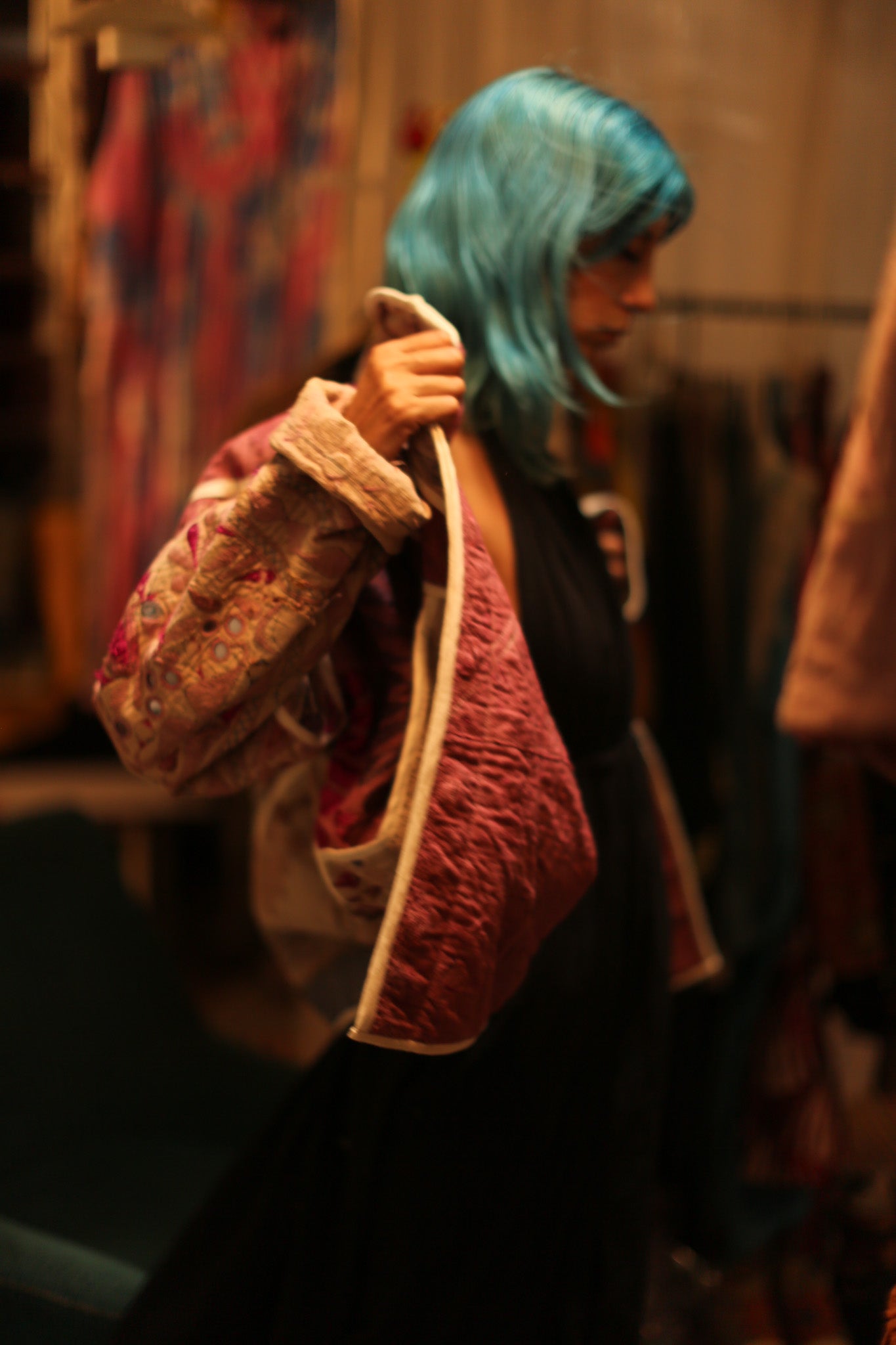 VINTAGE ANTIQUE FABRIC JACKET DEFNE - MOMO STUDIO BERLIN - Berlin Concept Store - sustainable & ethical fashion
