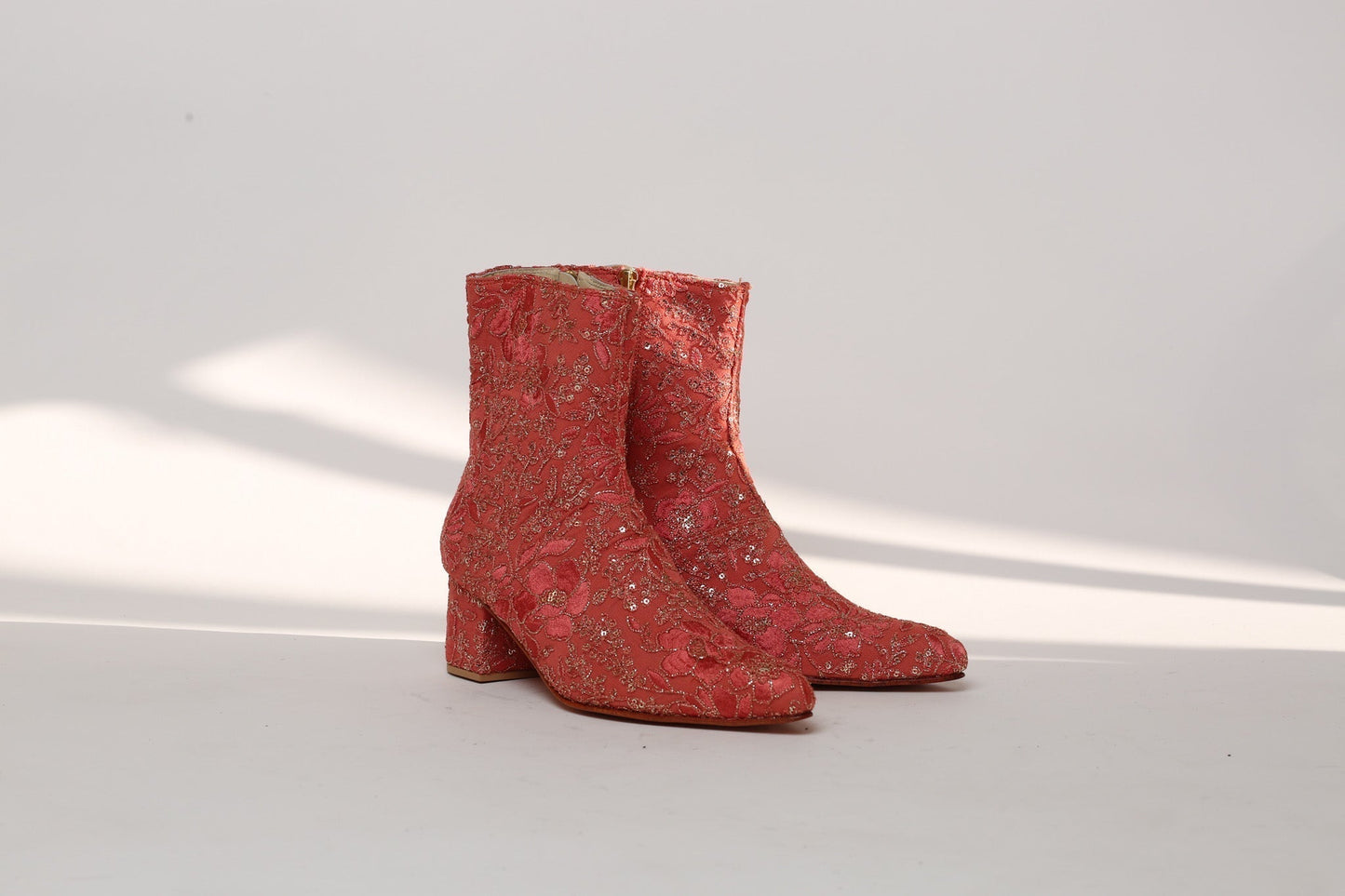 YOANNA SALMON EMBELLISHED ANKLE BOOTS - MOMO STUDIO BERLIN - Berlin Concept Store - sustainable & ethical fashion