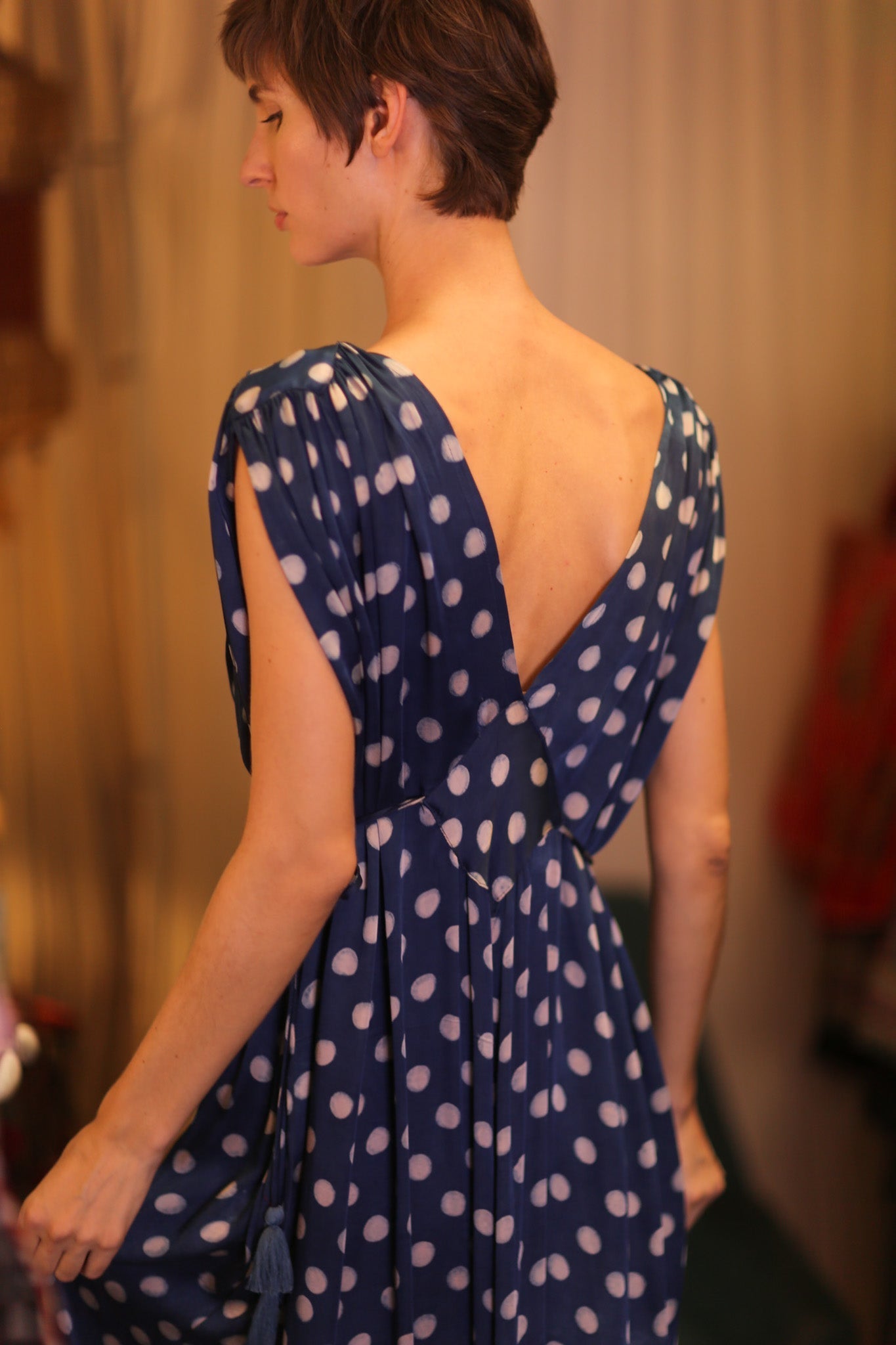 VICTORIA SILK DRESS MOONLET