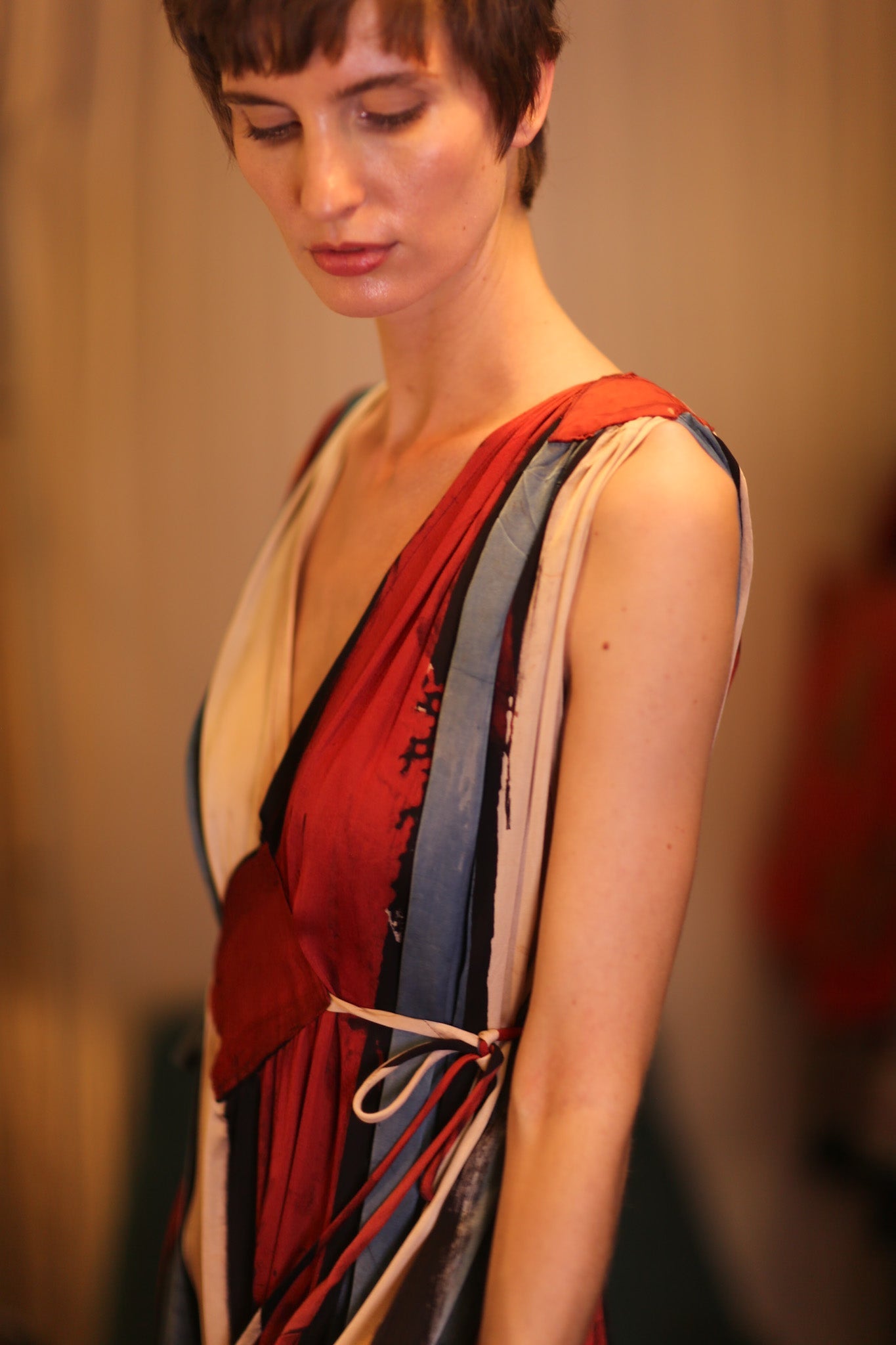 VICTORIA SILK DRESS STRATA