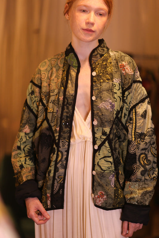 EMBROIDERED KANTHA JACKET HOBBITON