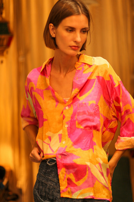 BOYFRIEND BILLIE PINK AND YELLOW SPLASH