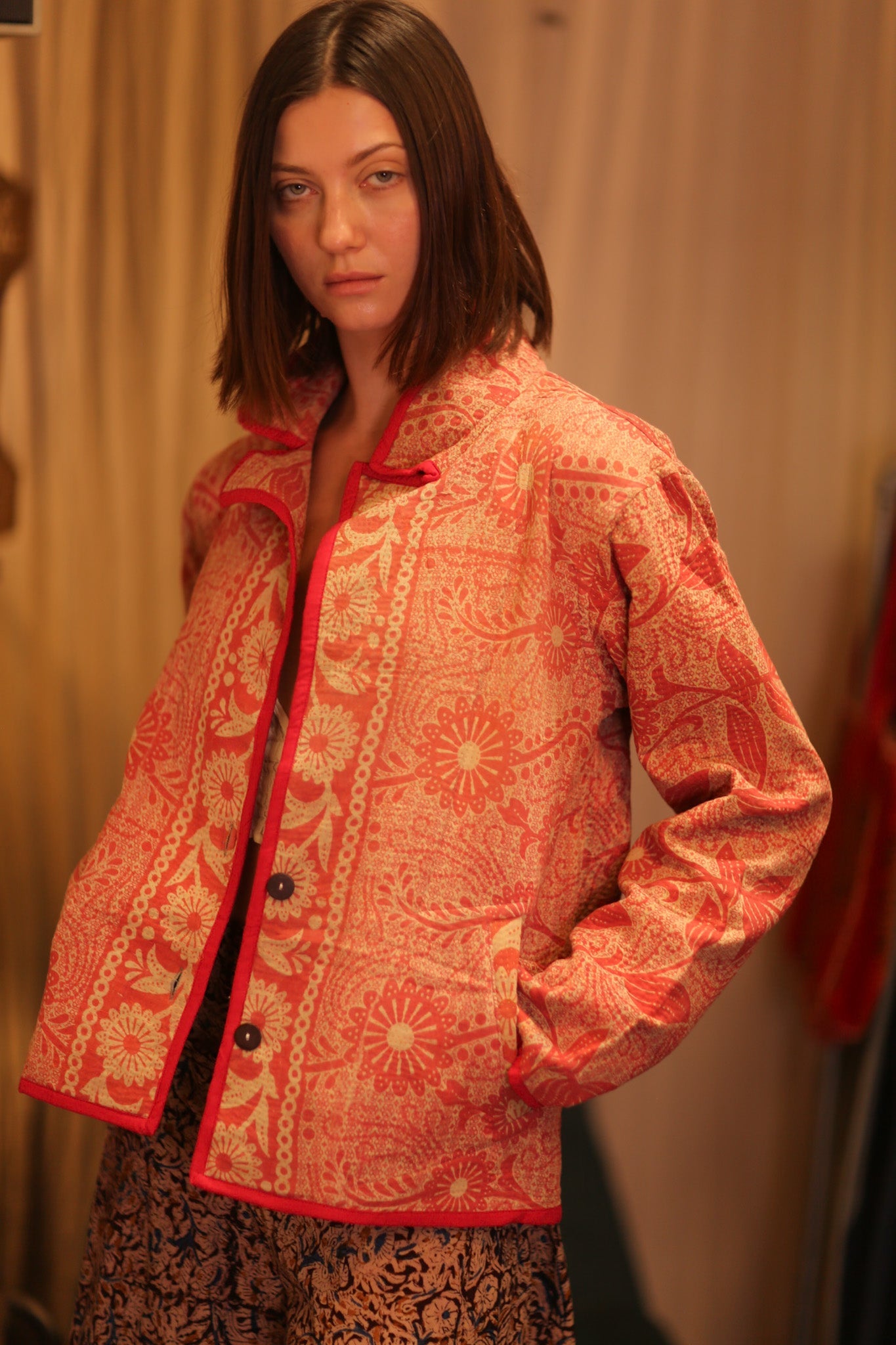 PATTERN KANTHA JACKET MALI