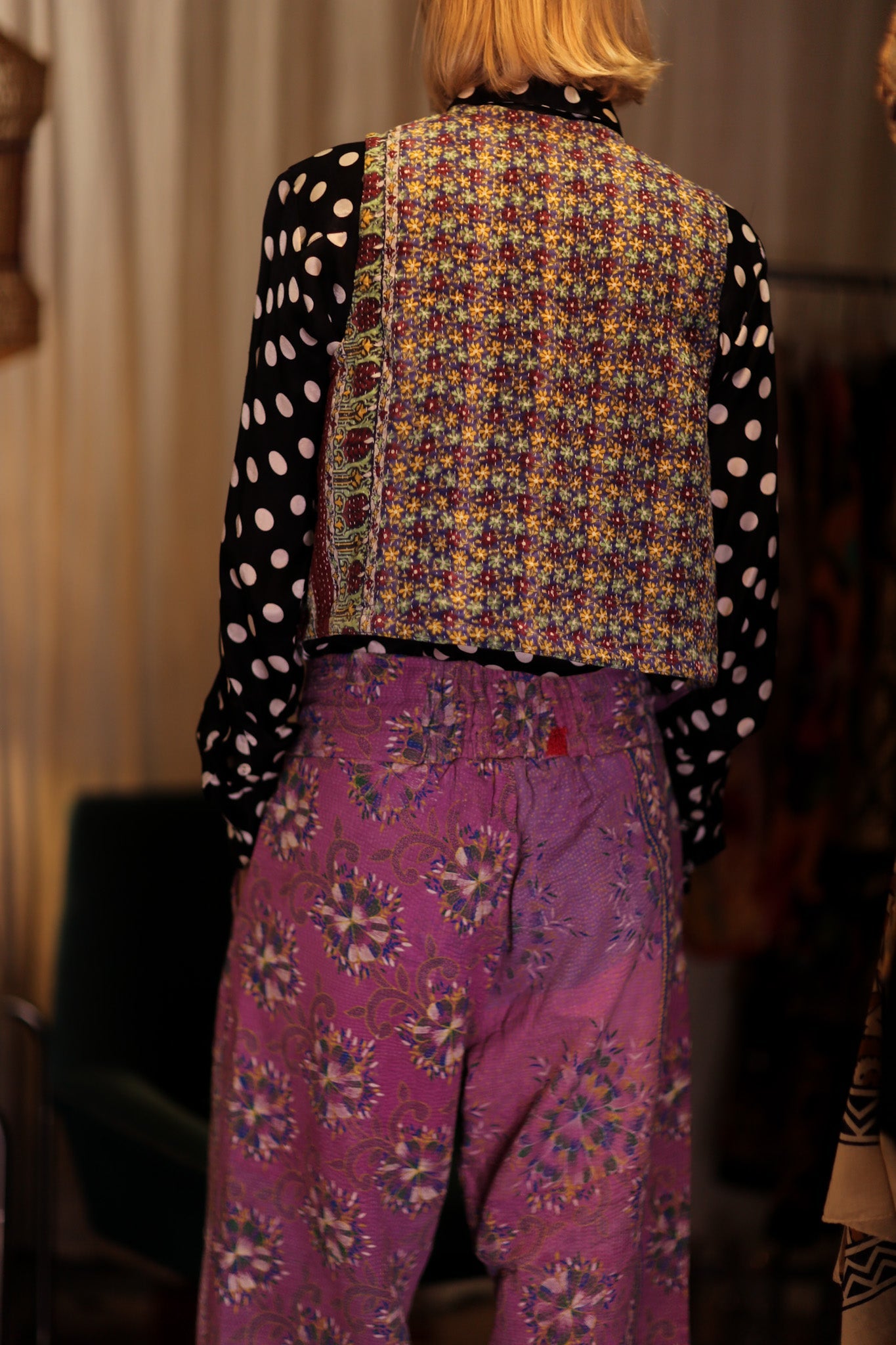 MARLENE KANTHA GILET LAVENDER FIELD