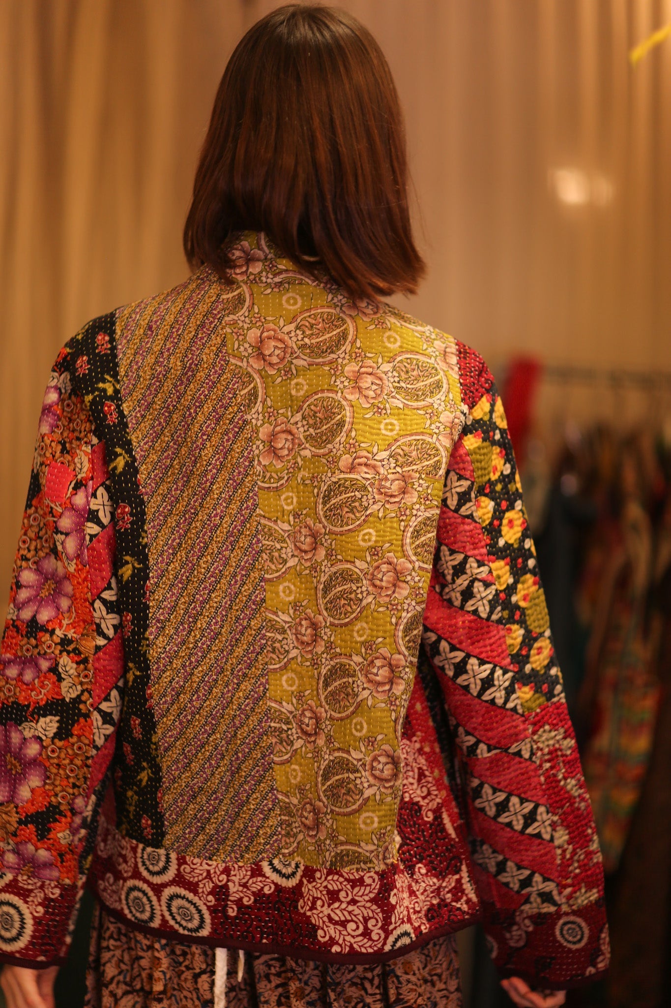 PATCHWORK PATTERN KANTHA JACKET TRIDAX
