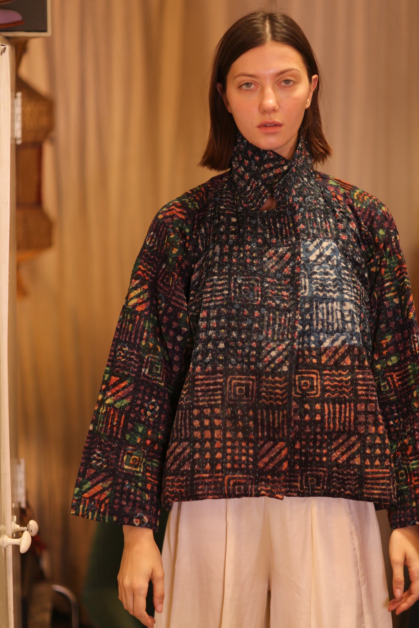 PATTERN KANTHA JACKET THADAI